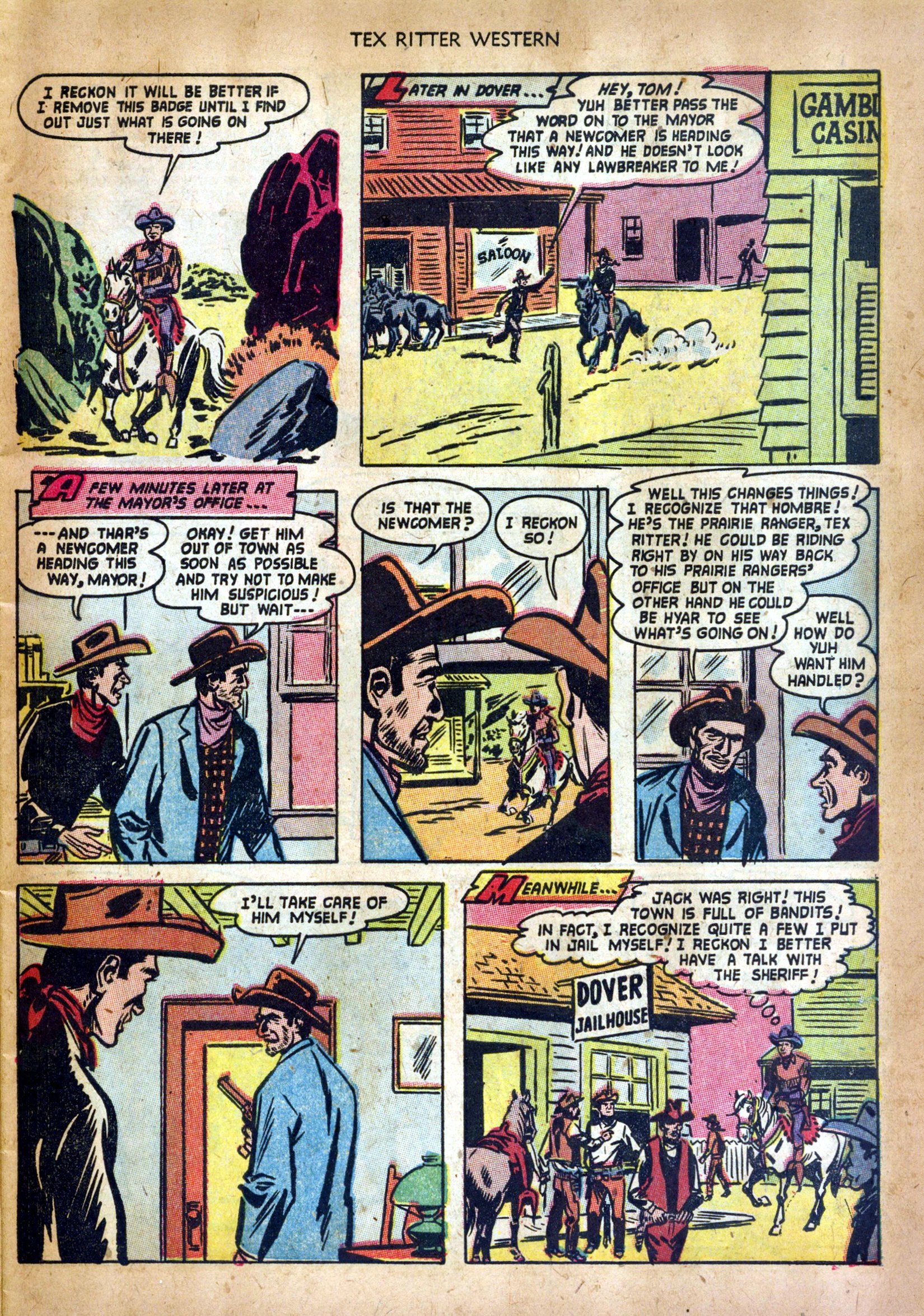 Read online Tex Ritter Western comic -  Issue #17 - 7