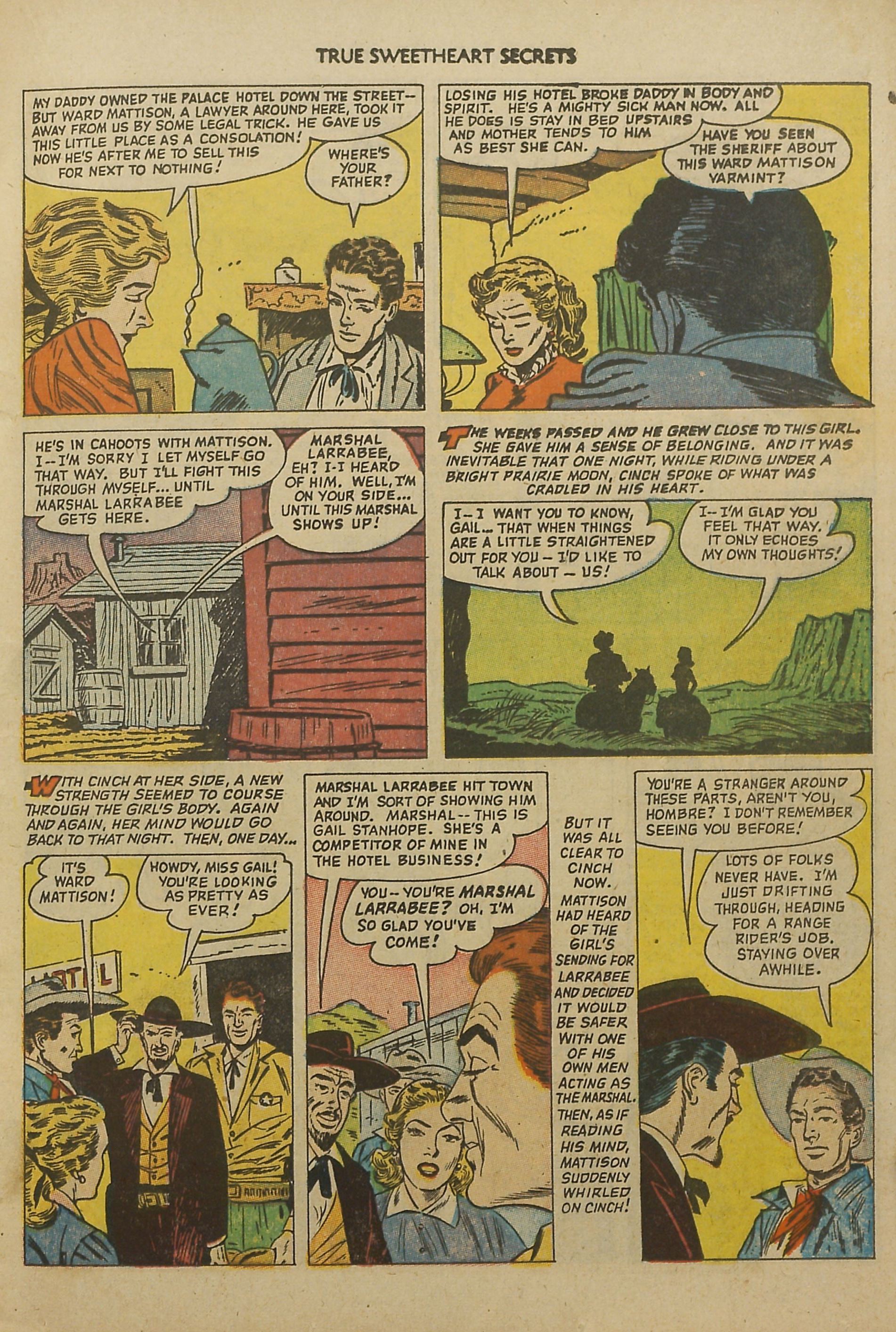 Read online True Sweetheart Secrets comic -  Issue #10 - 17