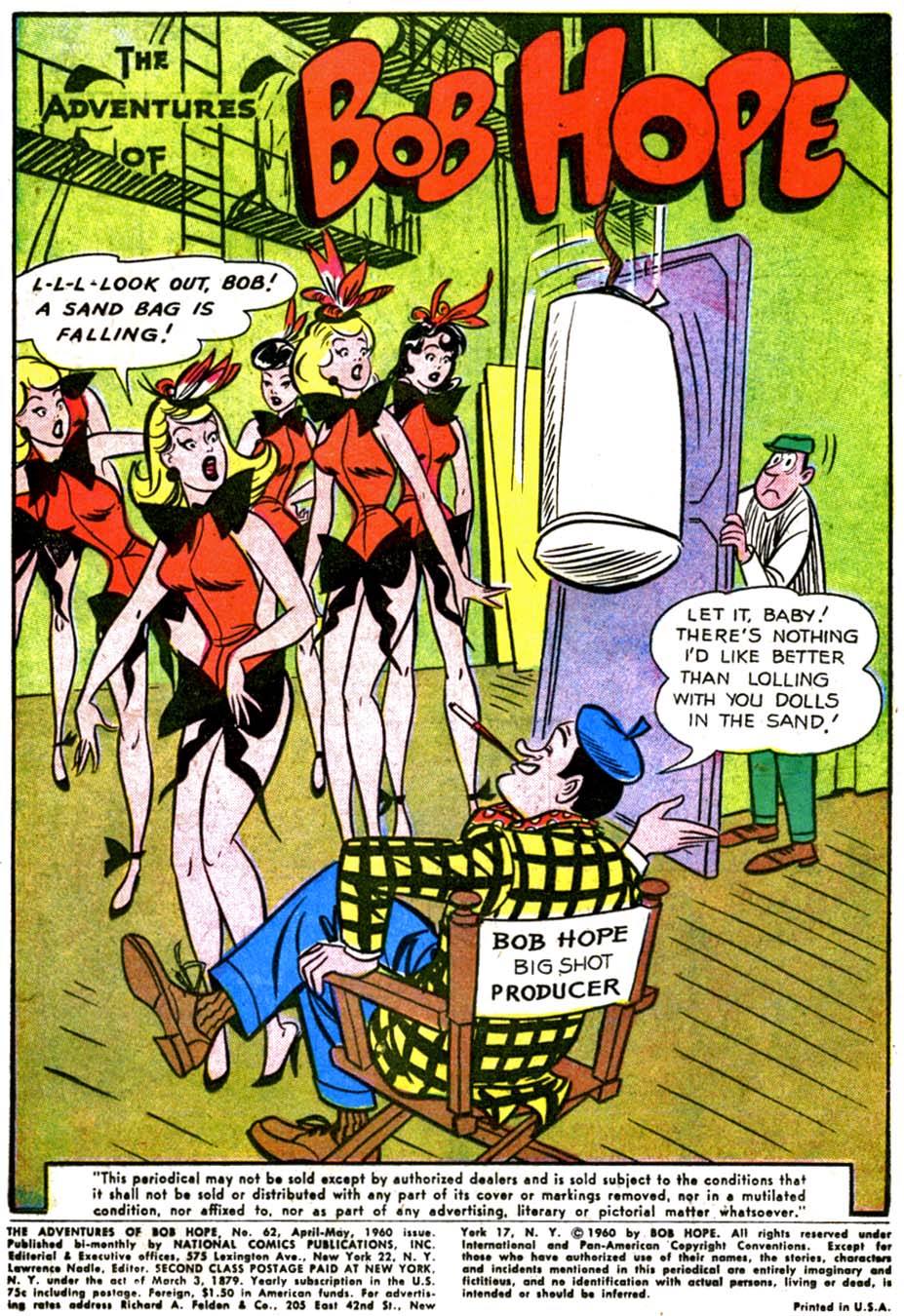 Read online The Adventures of Bob Hope comic -  Issue #62 - 3