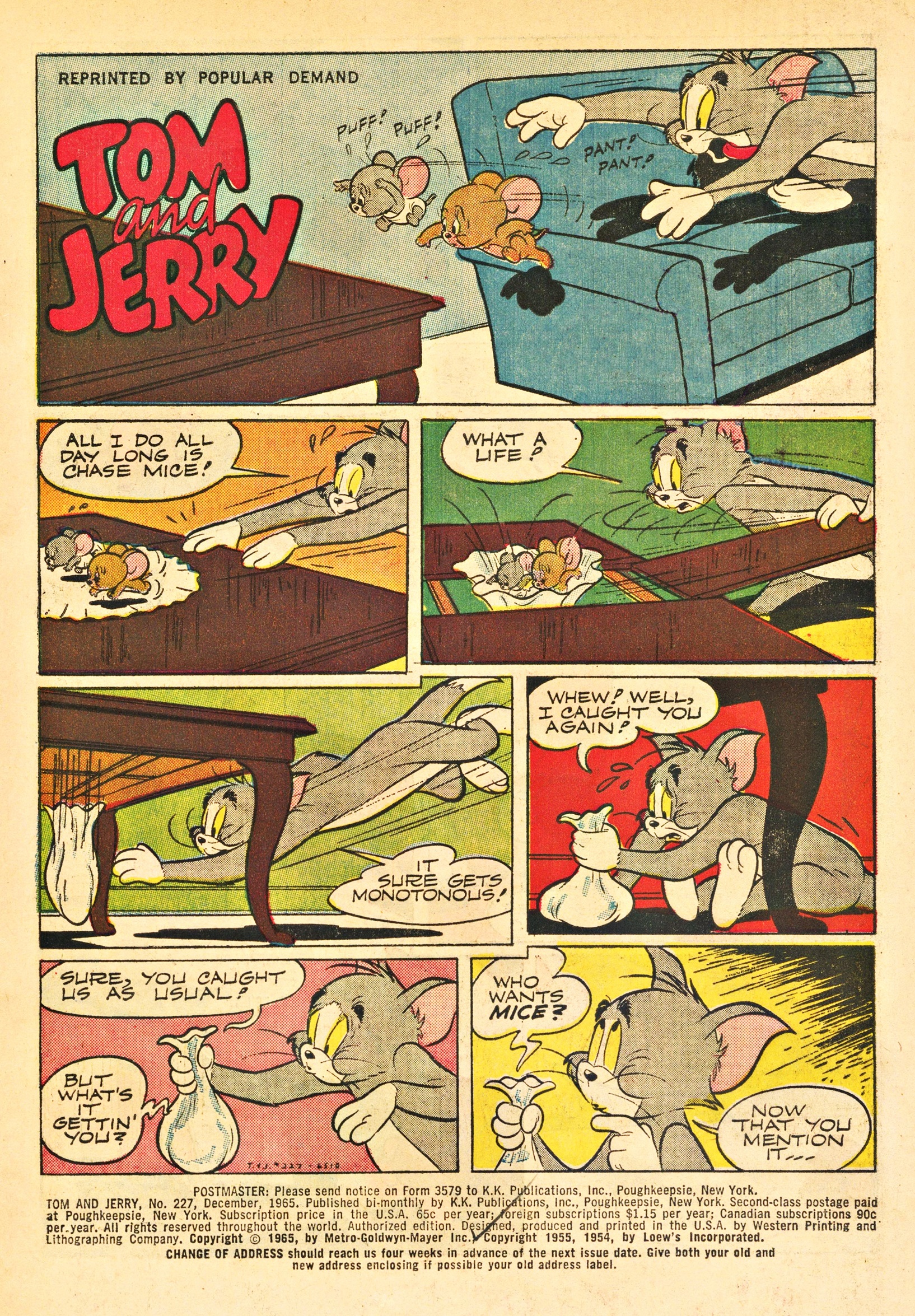 Read online Tom and Jerry comic -  Issue #227 - 3