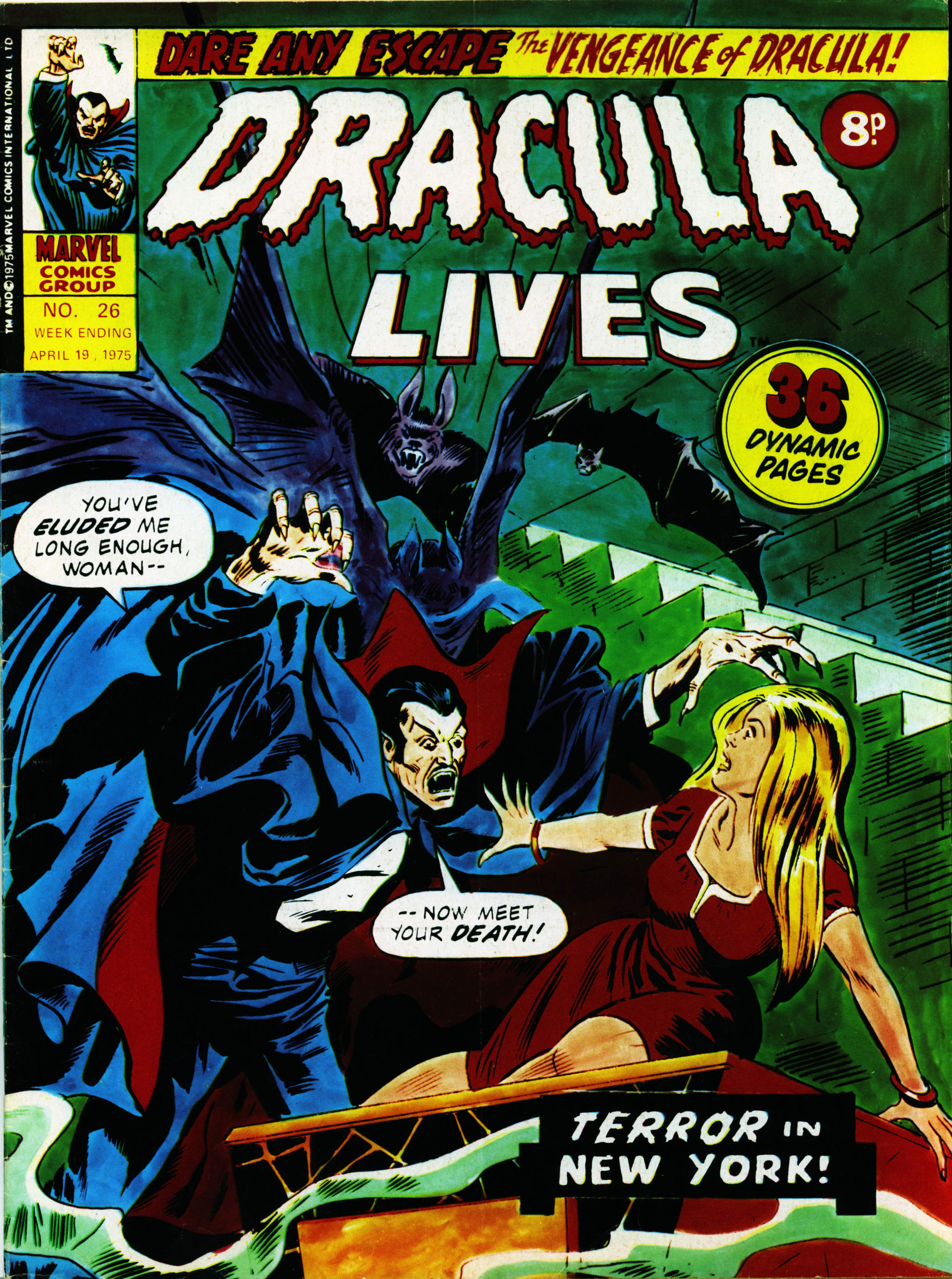 Read online Dracula Lives (1974) comic -  Issue #26 - 1