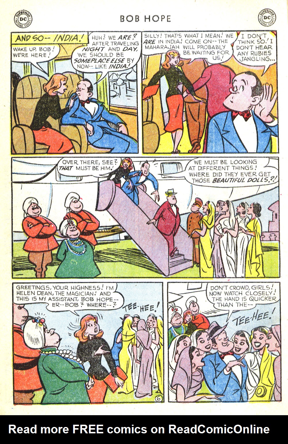 Read online The Adventures of Bob Hope comic -  Issue #30 - 8