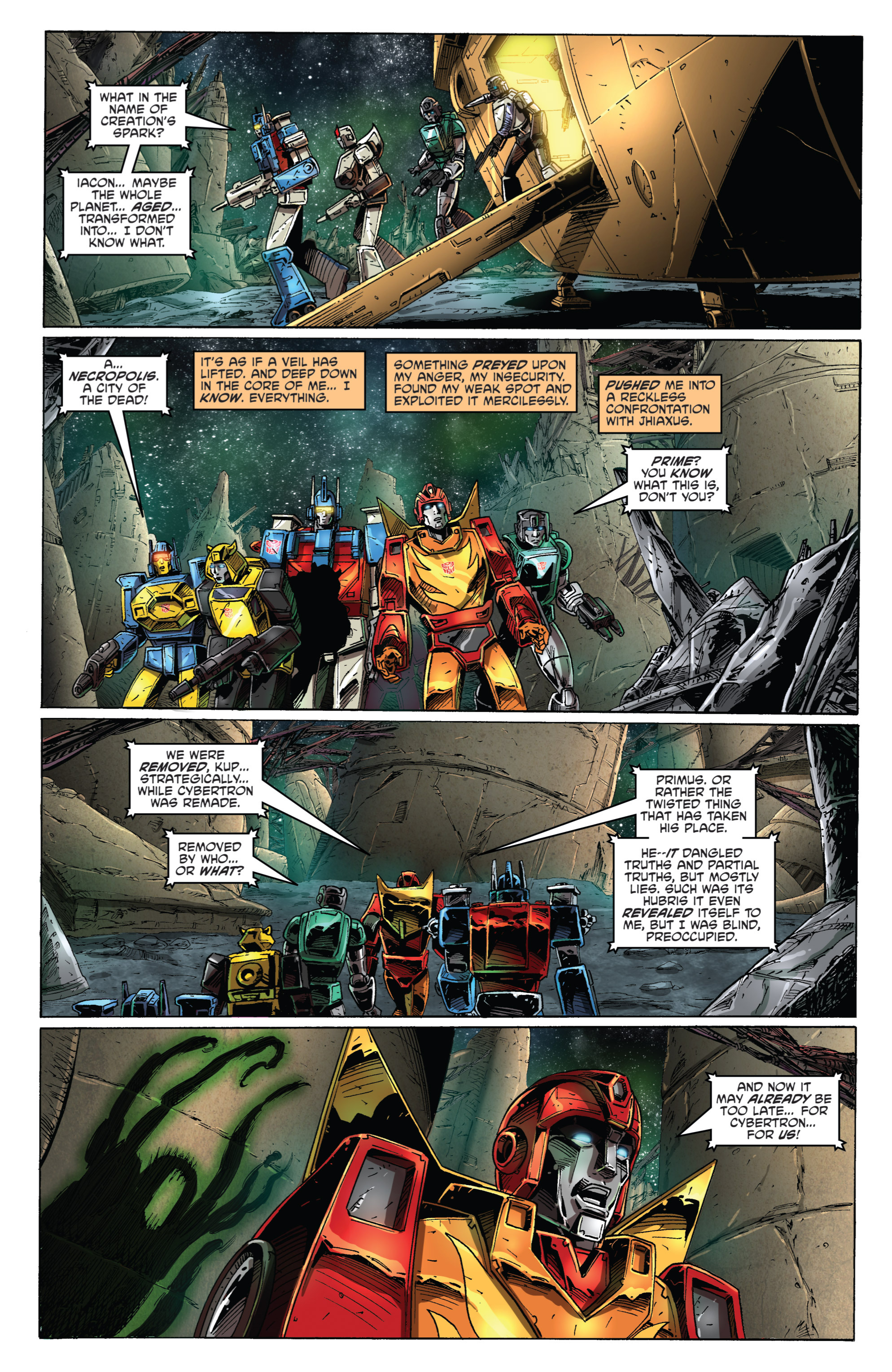 Read online The Transformers: Regeneration One comic -  Issue #100 - 8