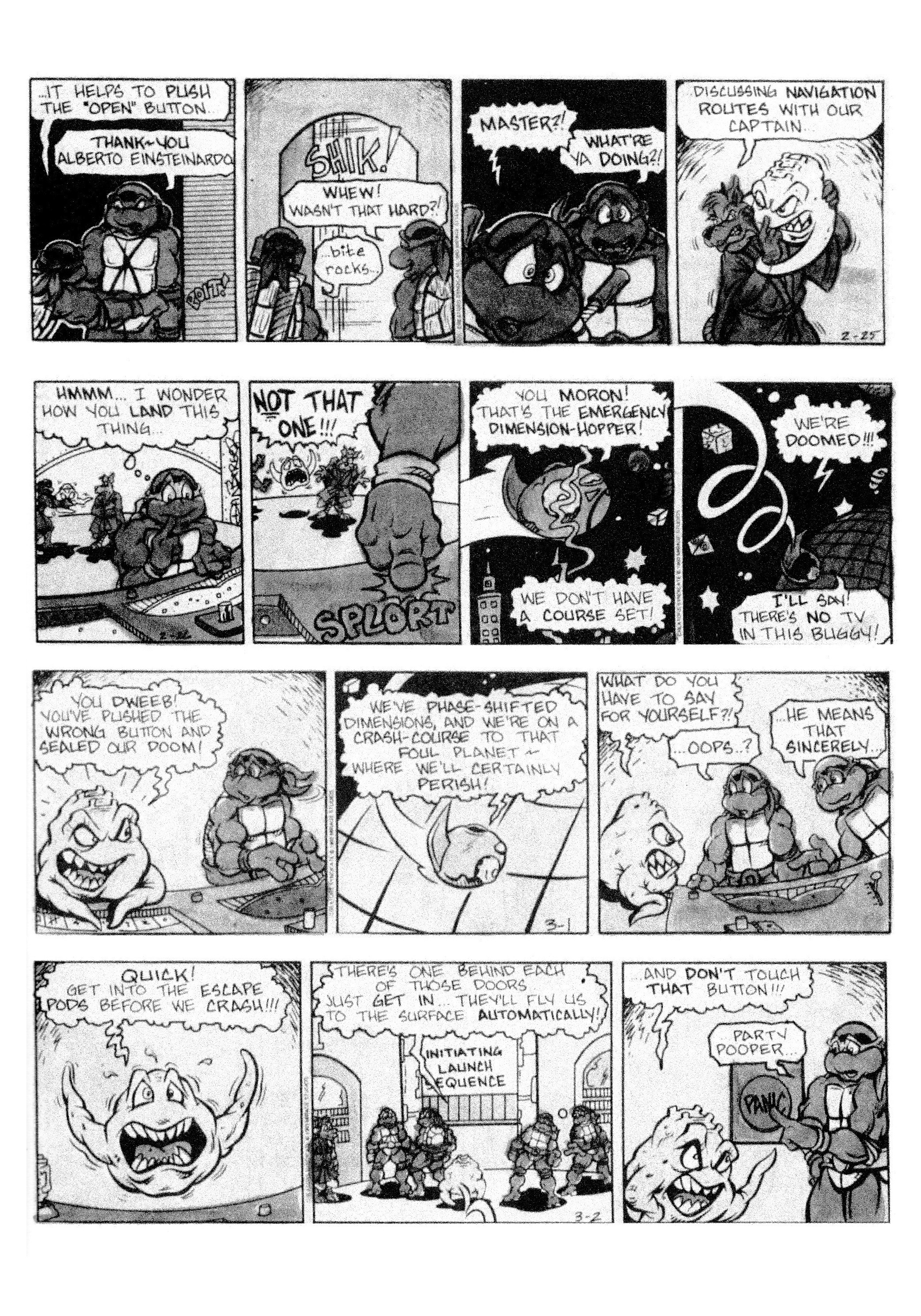 Read online Teenage Mutant Ninja Turtles: Complete Newspaper Daily Comic Strip Collection comic -  Issue # TPB 2 (Part 2) - 62