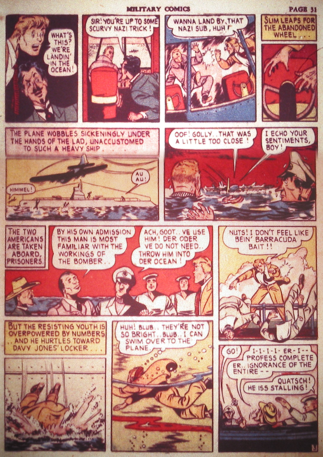 Read online Military Comics comic -  Issue #2 - 33