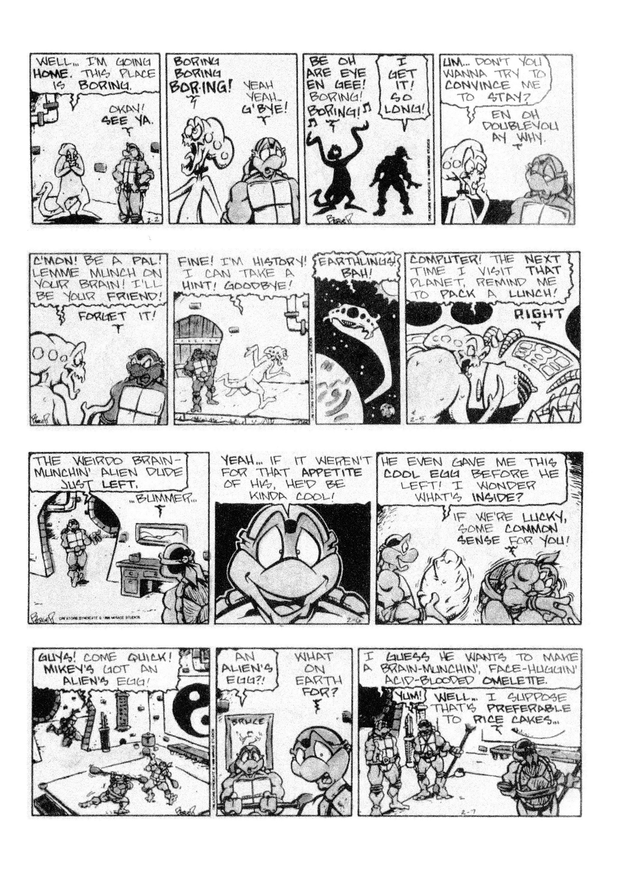 Read online Teenage Mutant Ninja Turtles: Complete Newspaper Daily Comic Strip Collection comic -  Issue # TPB 3 (Part 2) - 41