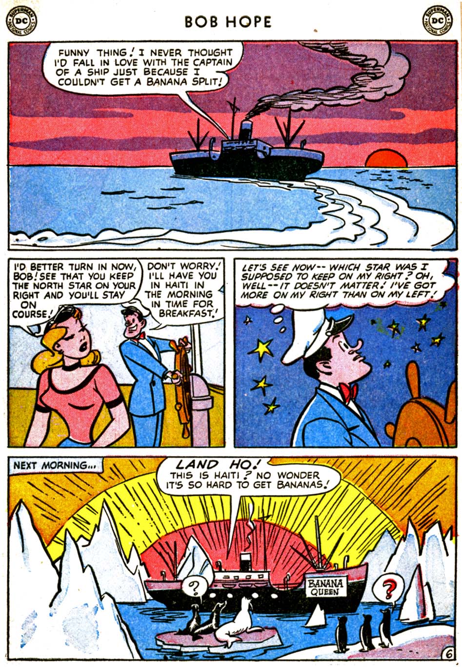 Read online The Adventures of Bob Hope comic -  Issue #25 - 8