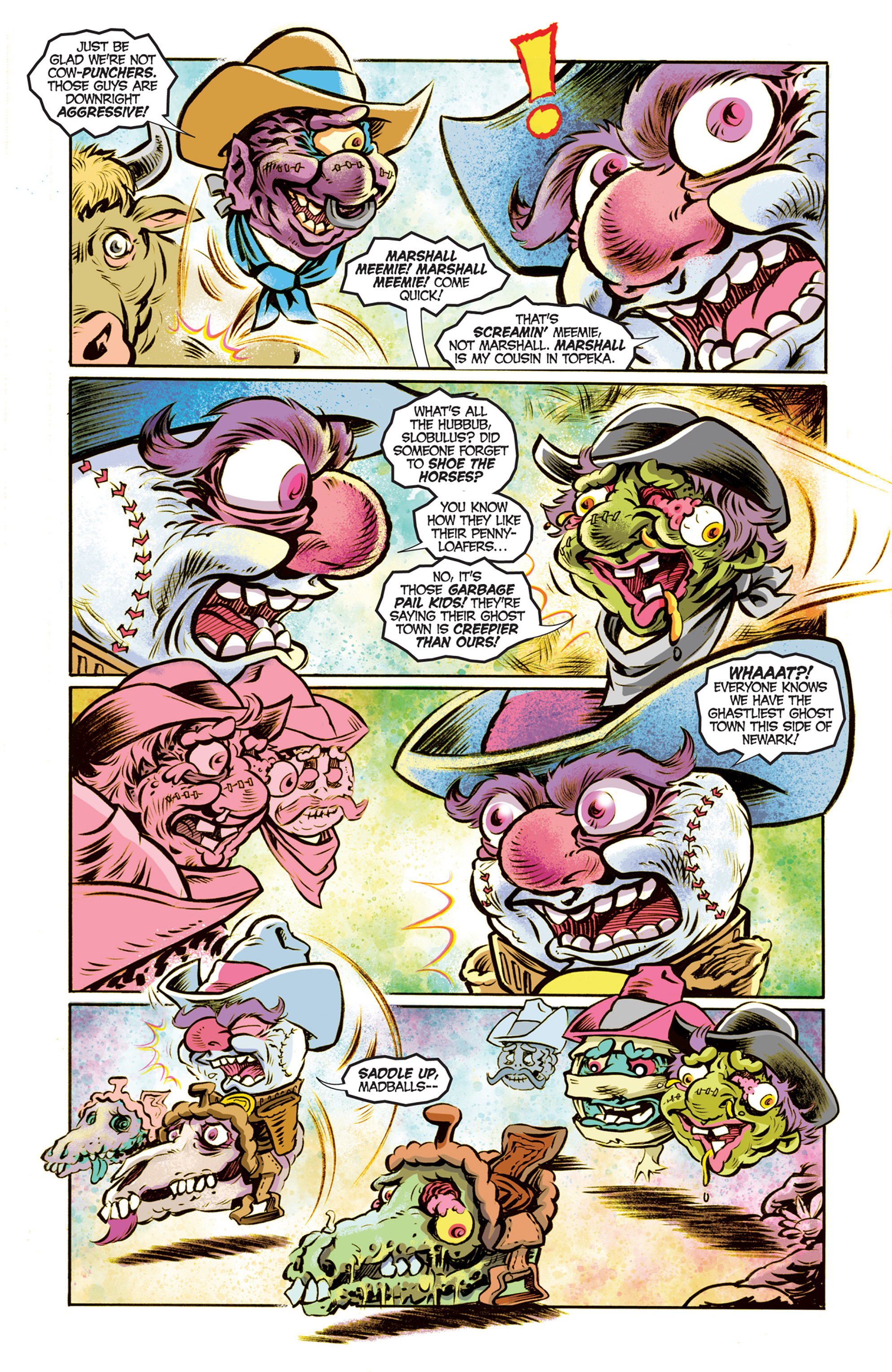 Read online Madballs vs Garbage Pail Kids – Time Again, Slime Again comic -  Issue #3 - 6