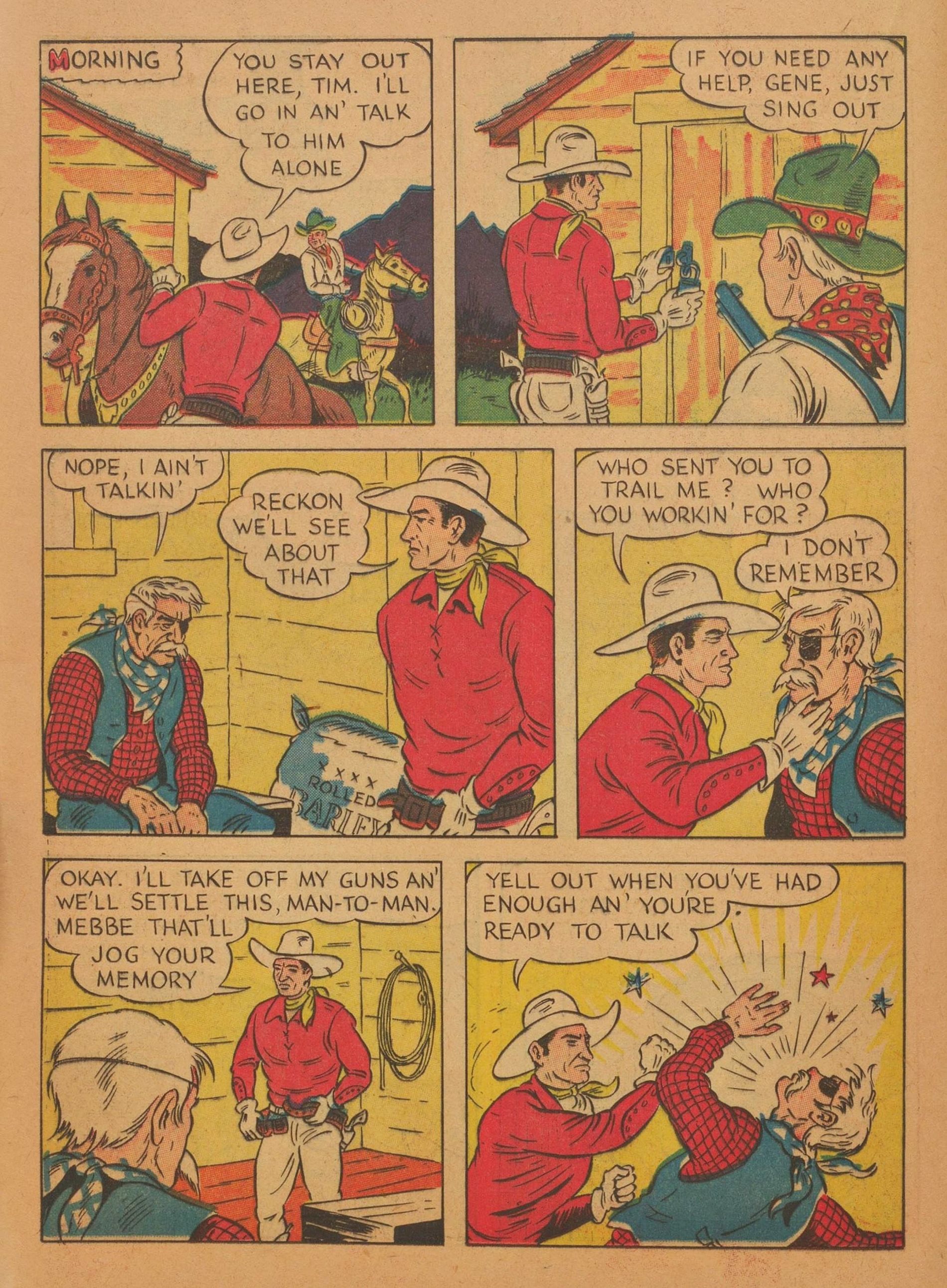 Read online Gene Autry Comics comic -  Issue #6 - 20