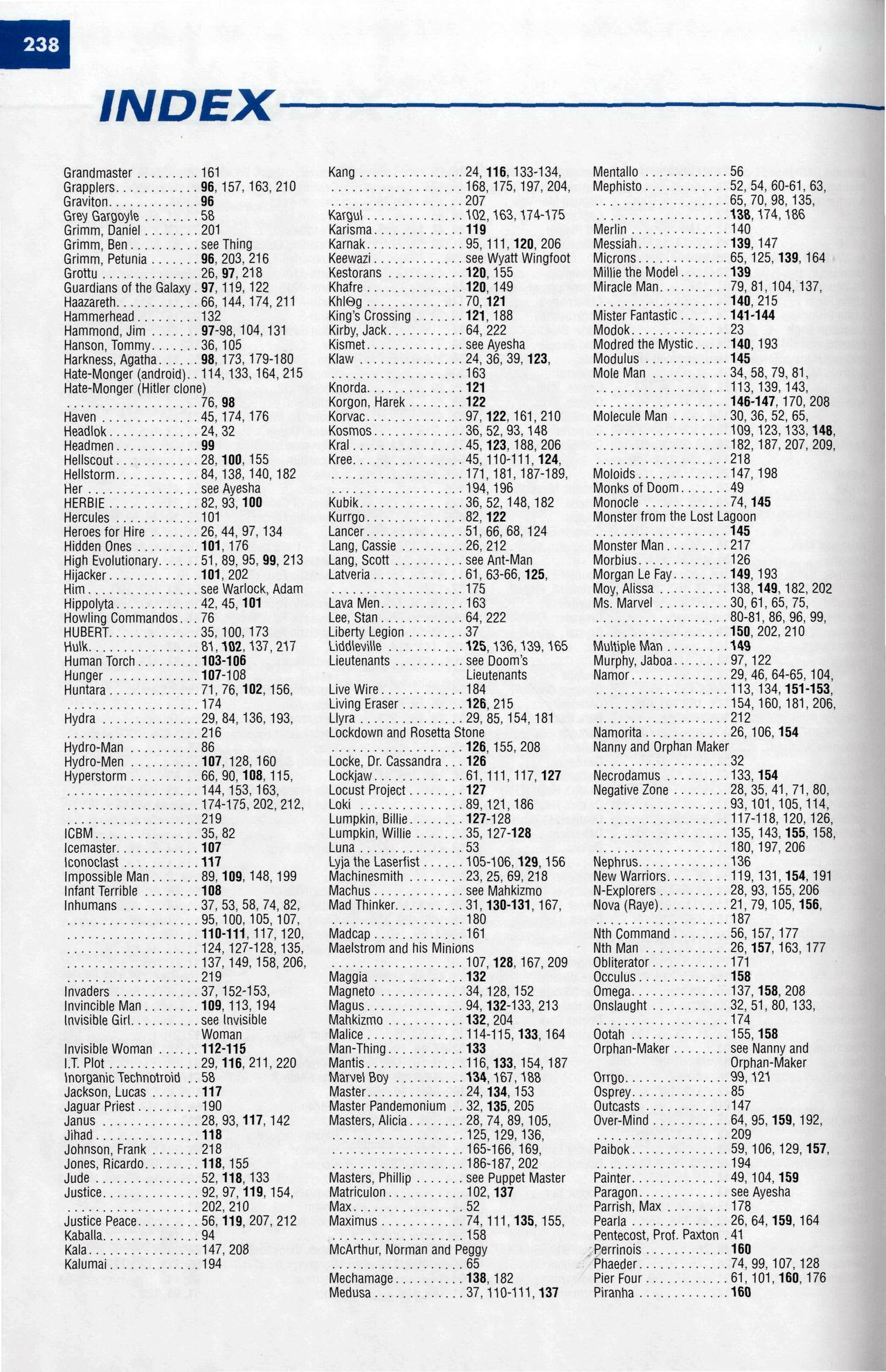 Read online Marvel Encyclopedia comic -  Issue # TPB 6 - 241