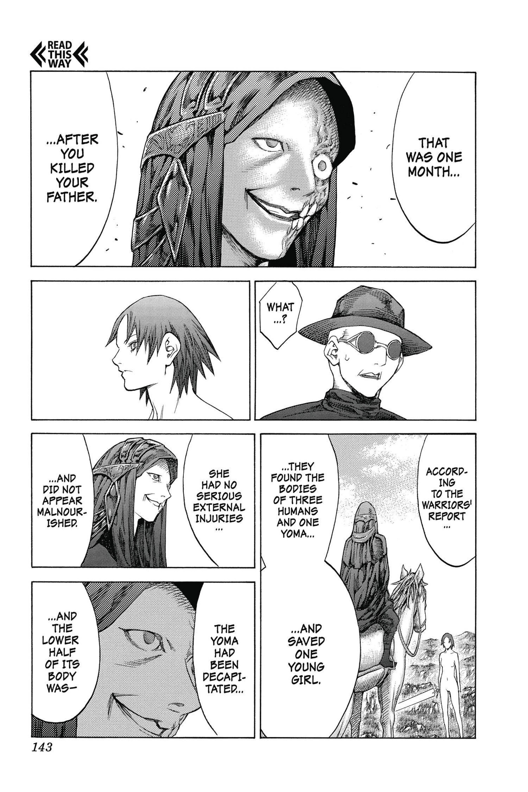 Read online Claymore comic -  Issue #25 - 128