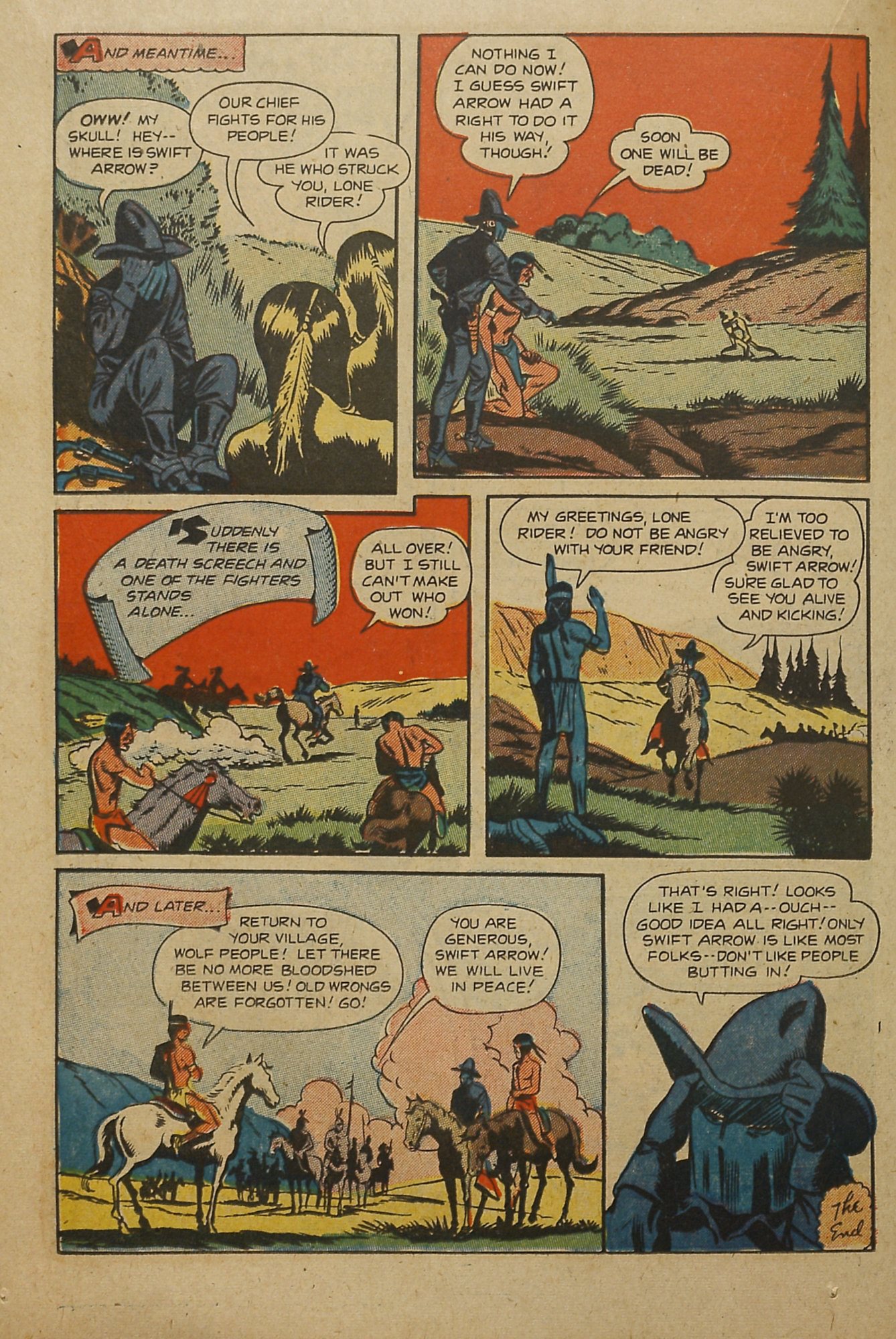 Read online Swift Arrow (1954) comic -  Issue #4 - 16