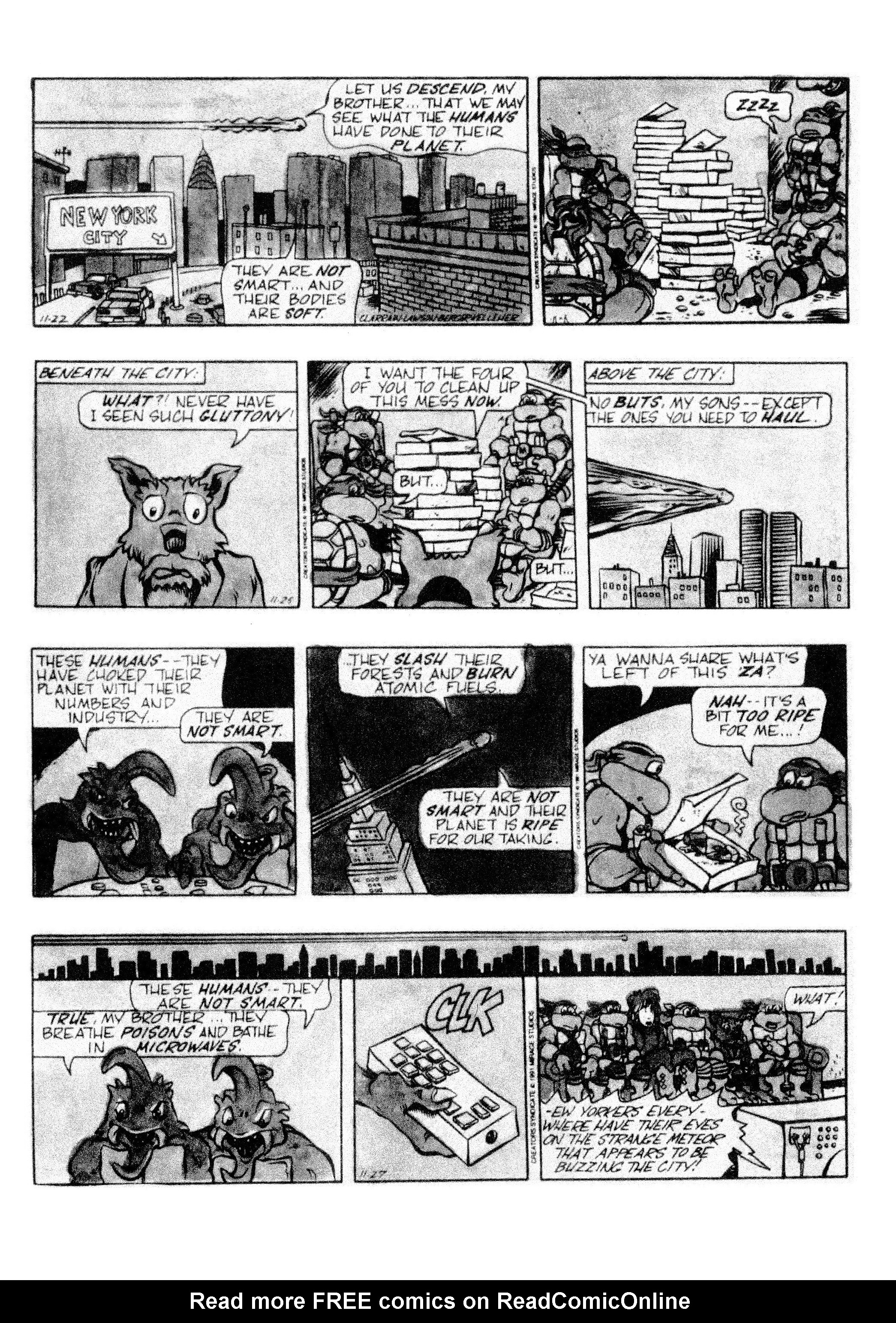 Read online Teenage Mutant Ninja Turtles: Complete Newspaper Daily Comic Strip Collection comic -  Issue # TPB 2 (Part 1) - 77