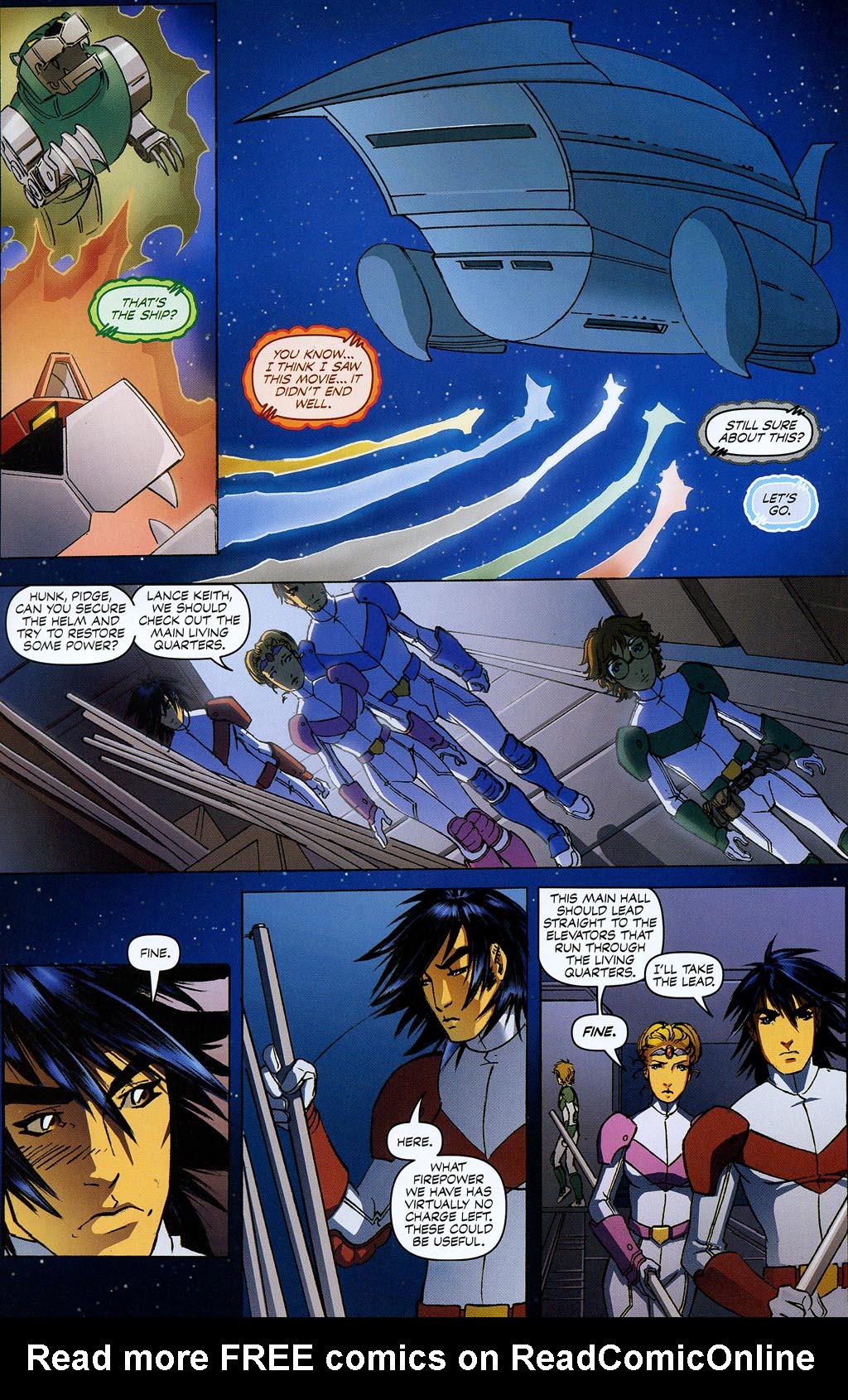 Read online Voltron: Defender of the Universe comic -  Issue #11 - 13
