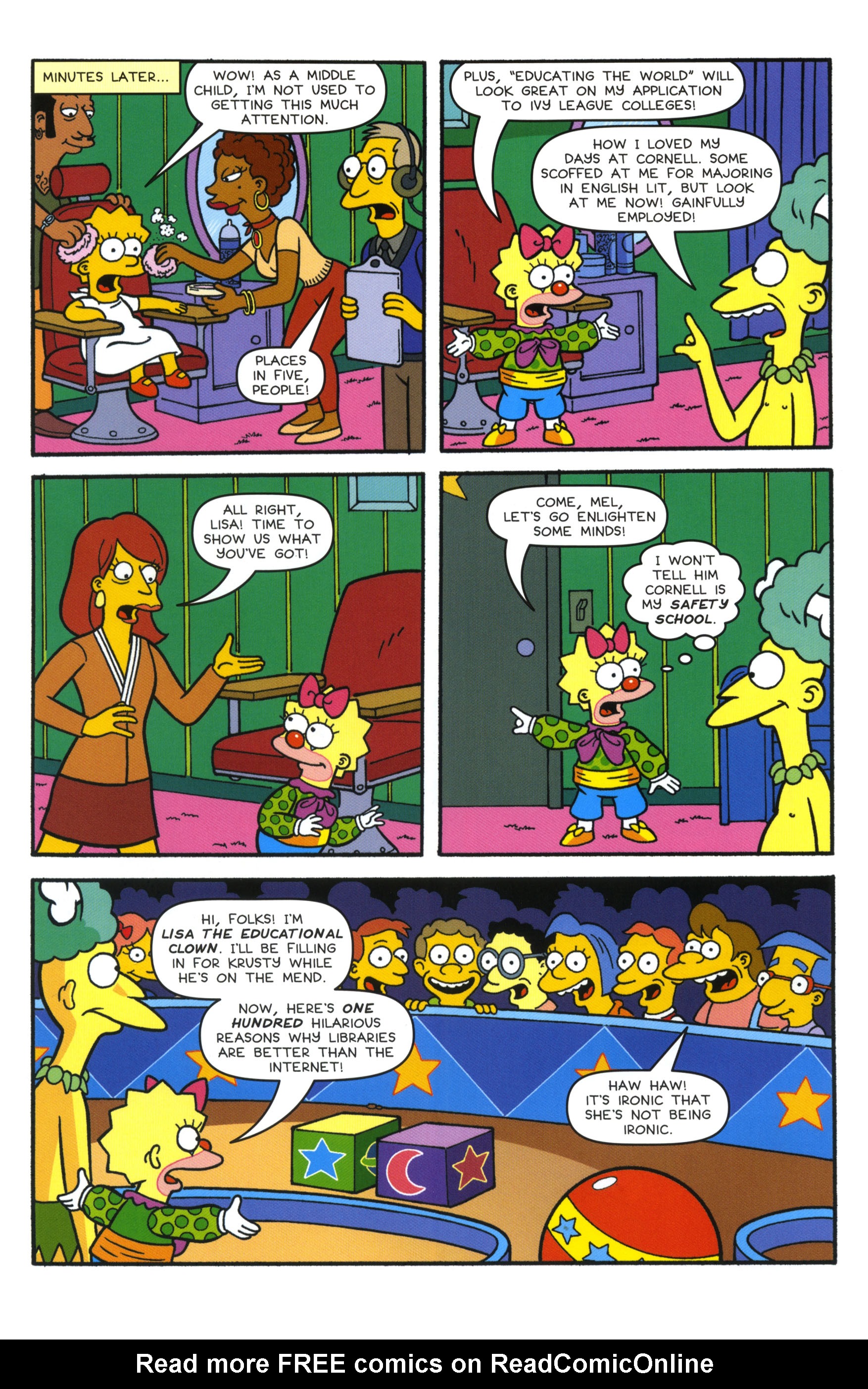 Read online Bongo Comics Free-For-All! comic -  Issue #2018 - 6