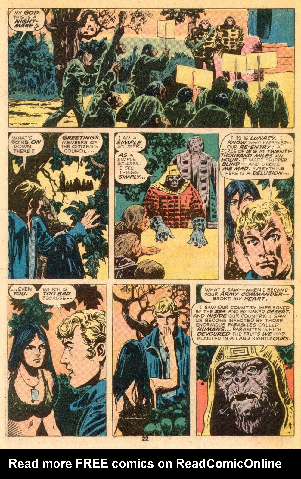 Read online Adventures on the Planet of the Apes comic -  Issue #7 - 14