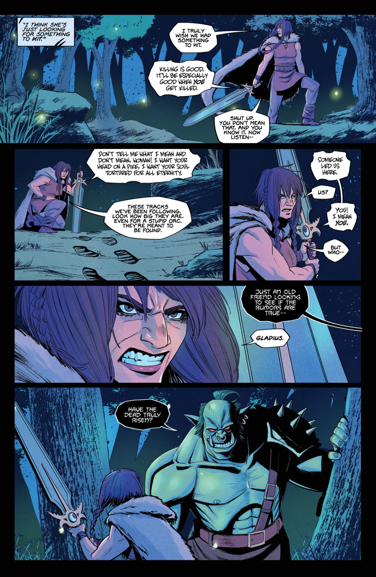 Read online Queen of Swords: A Barbaric Story comic -  Issue #2 - 17