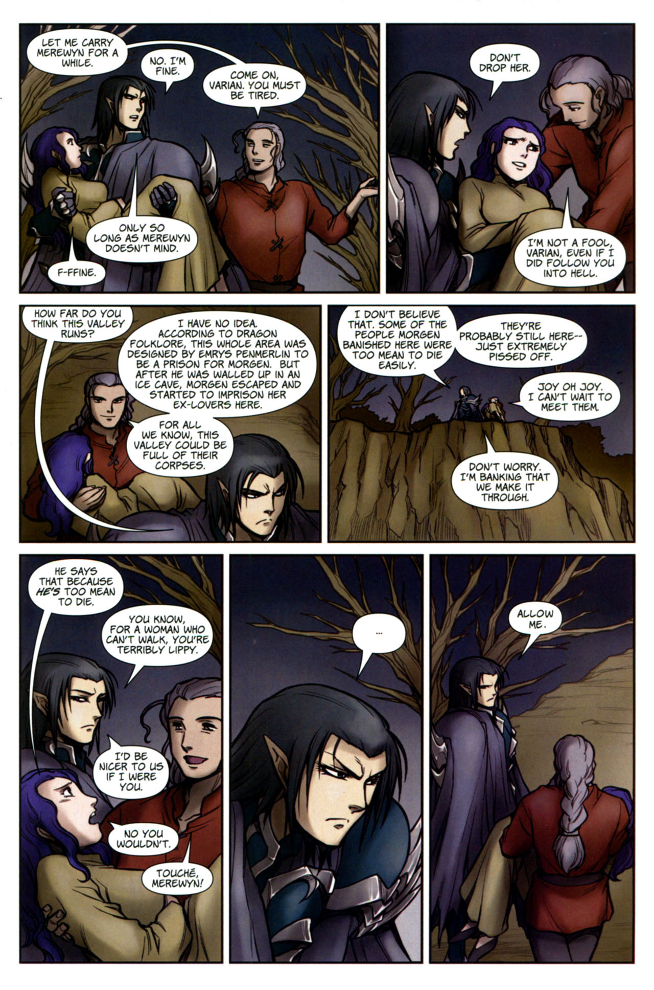 Read online Lords of Avalon: Knight of Darkness comic -  Issue #3 - 6