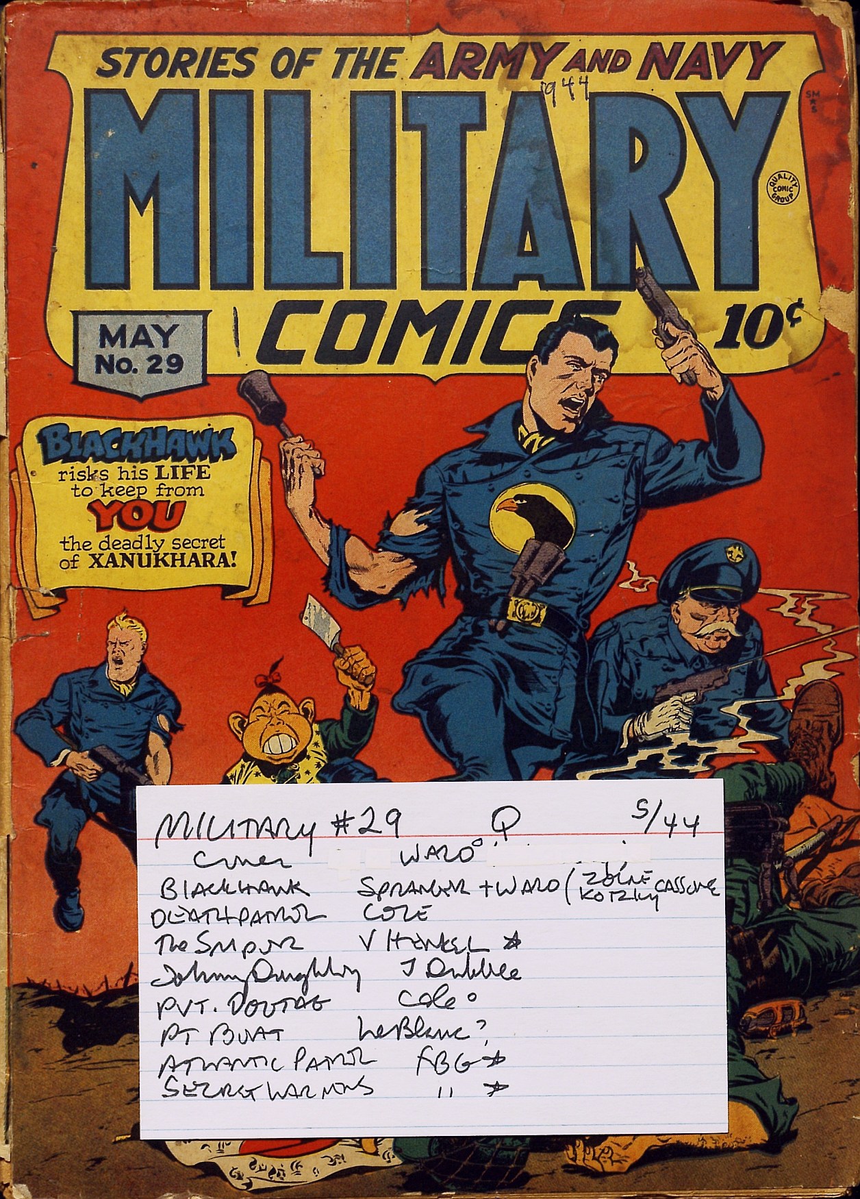 Read online Military Comics comic -  Issue #29 - 61