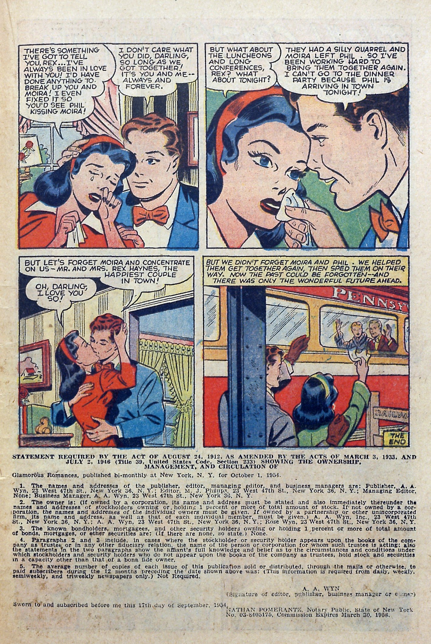 Read online Glamorous Romances comic -  Issue #81 - 17