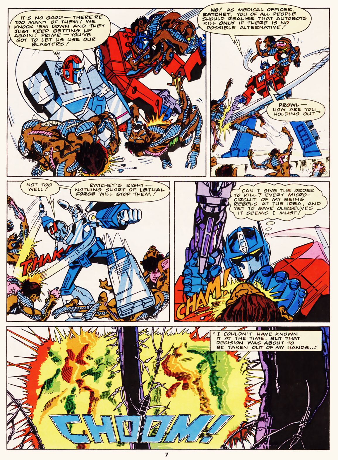 Read online The Transformers (UK) comic -  Issue #100 - 7