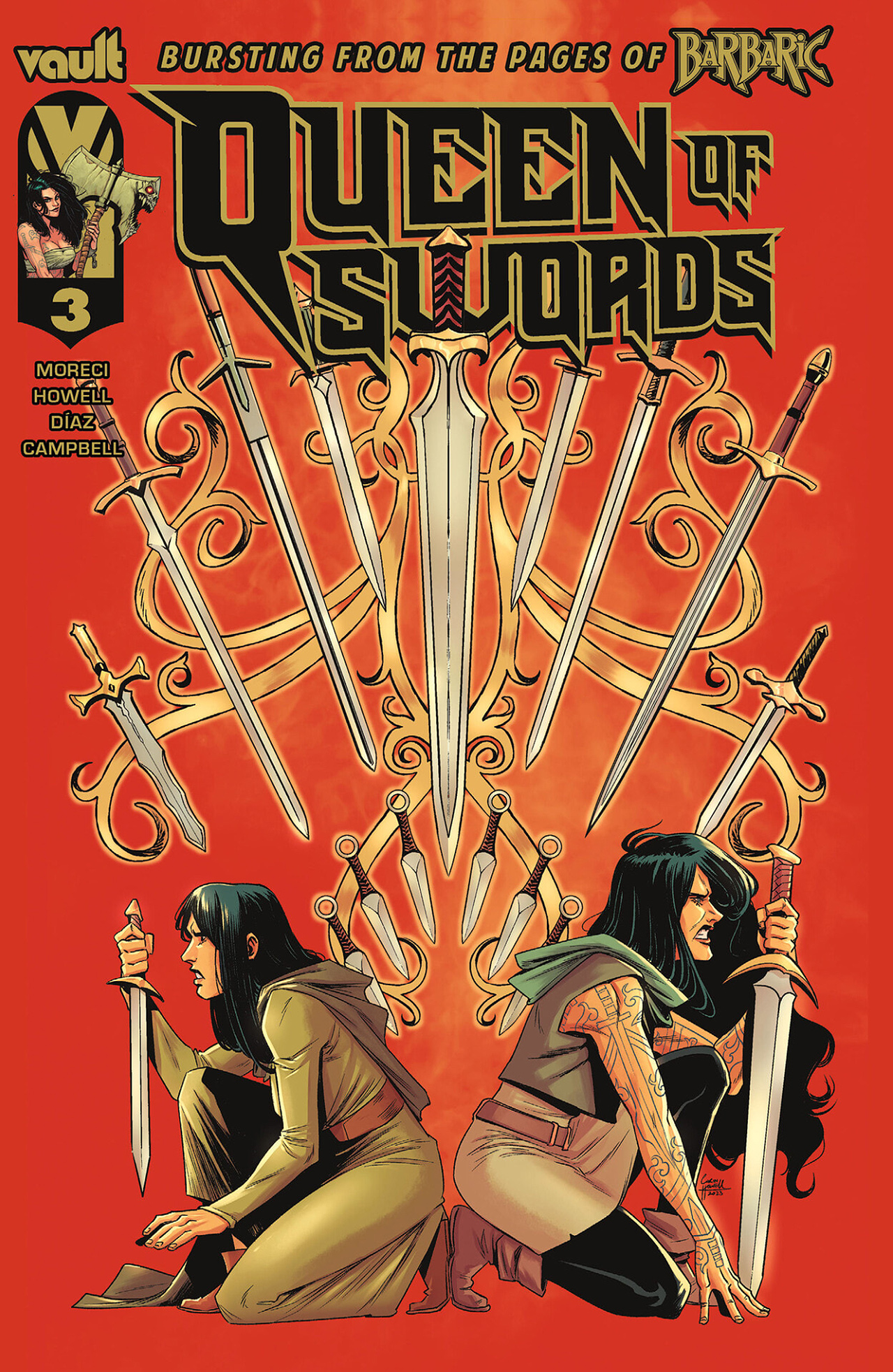 Read online Queen of Swords: A Barbaric Story comic -  Issue #3 - 1