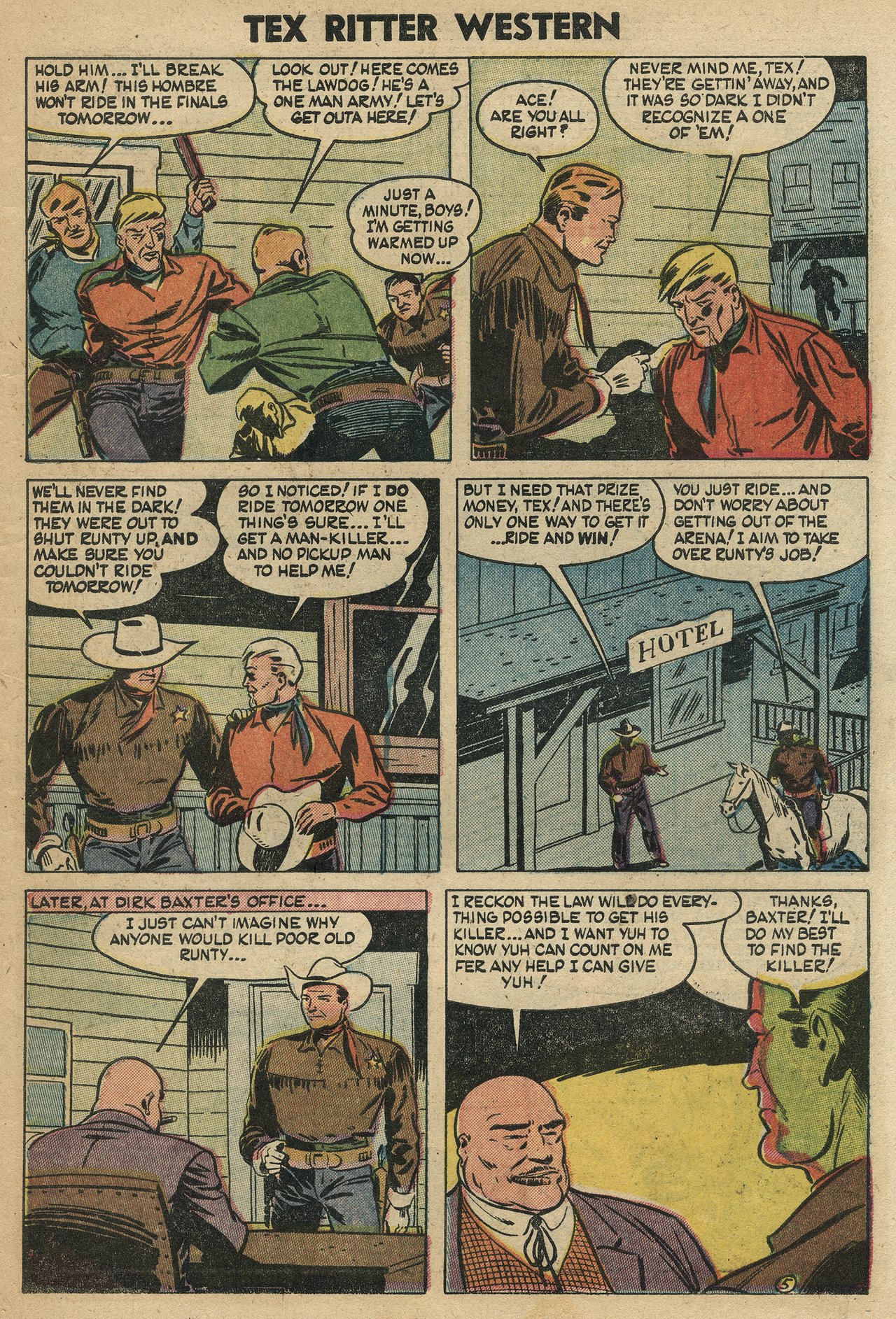 Read online Tex Ritter Western comic -  Issue #21 - 7