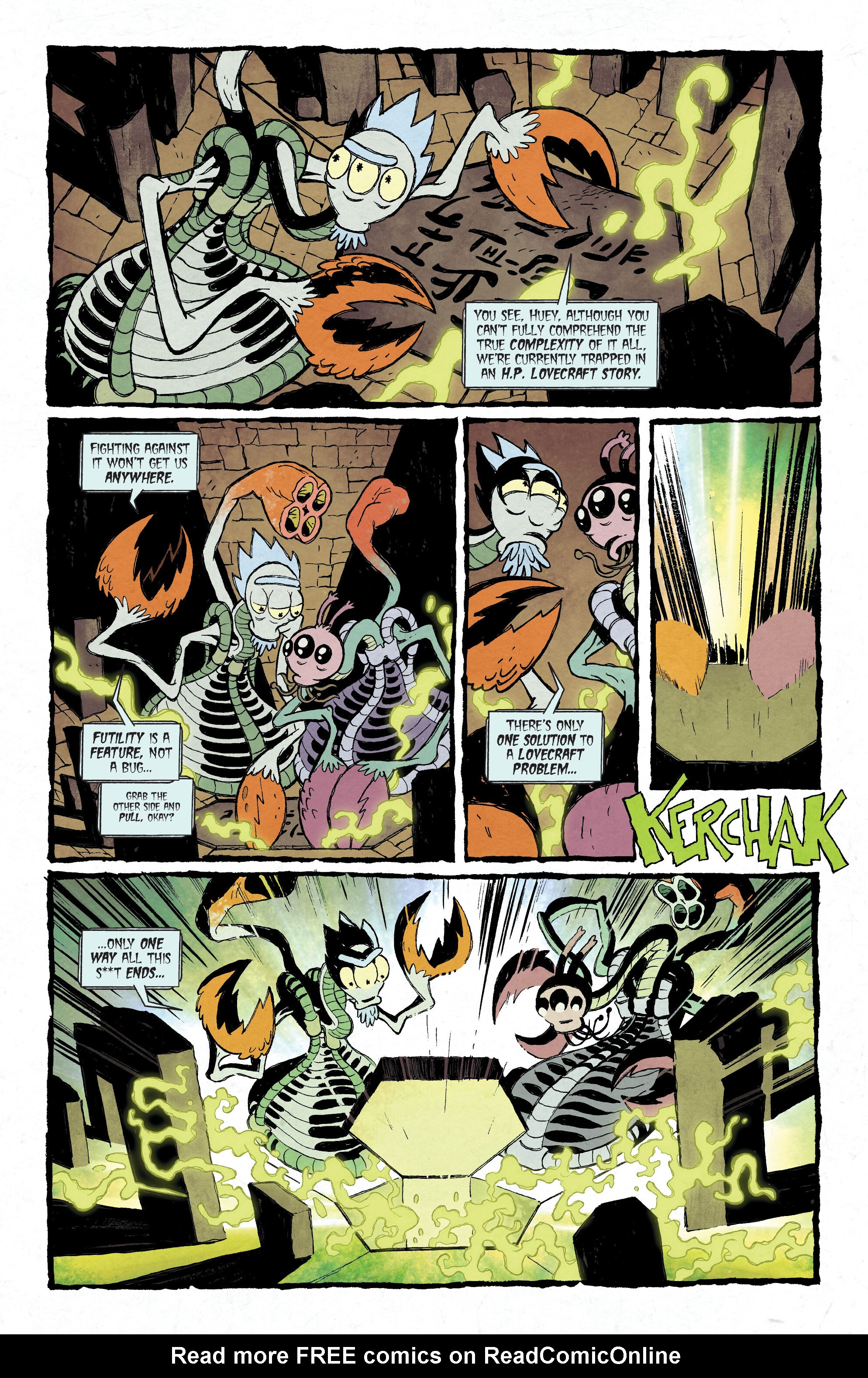 Read online Rick and Morty: vs. Cthulhu comic -  Issue # TPB - 69
