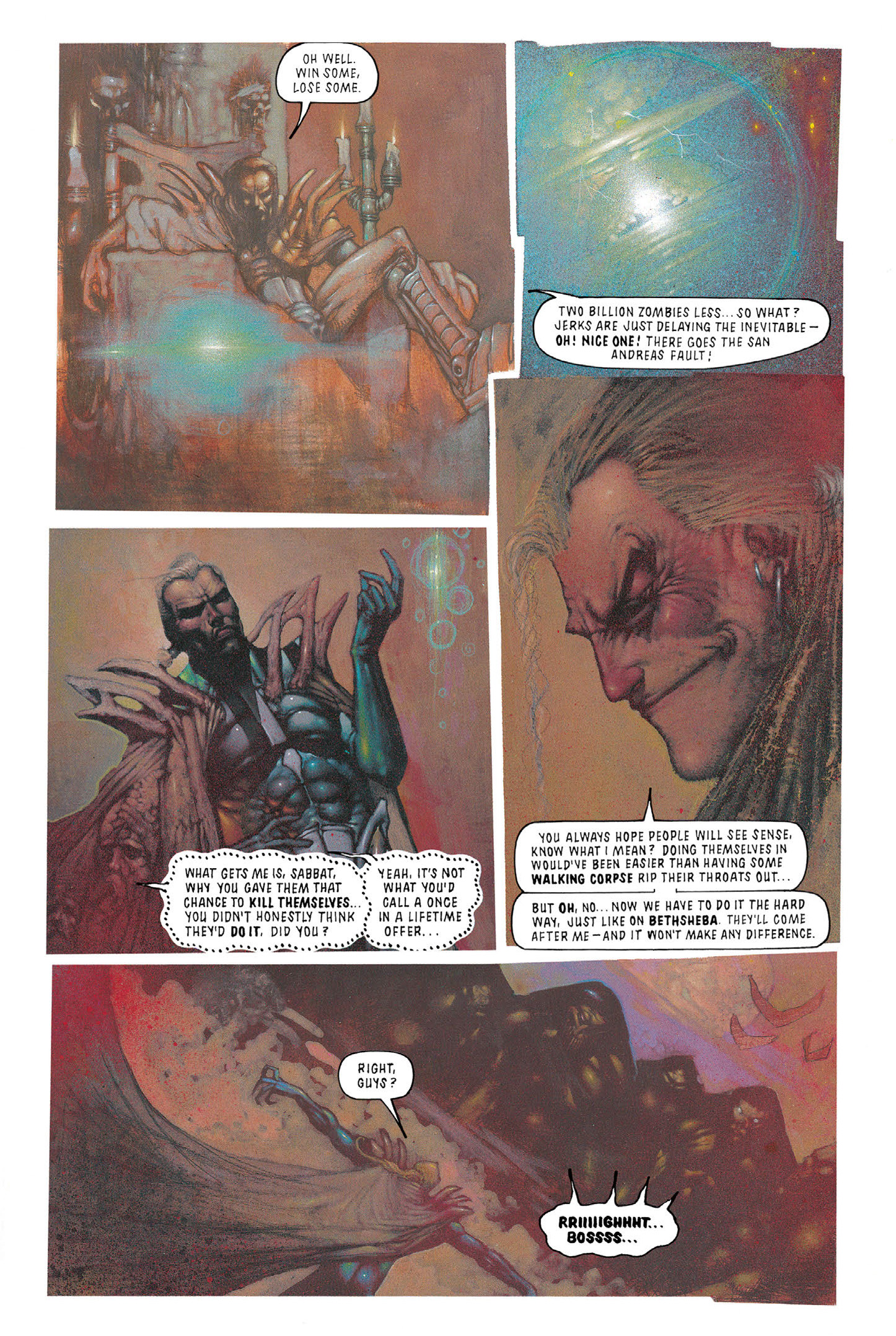 Read online Essential Judge Dredd: Judgement Day comic -  Issue # TPB - 90
