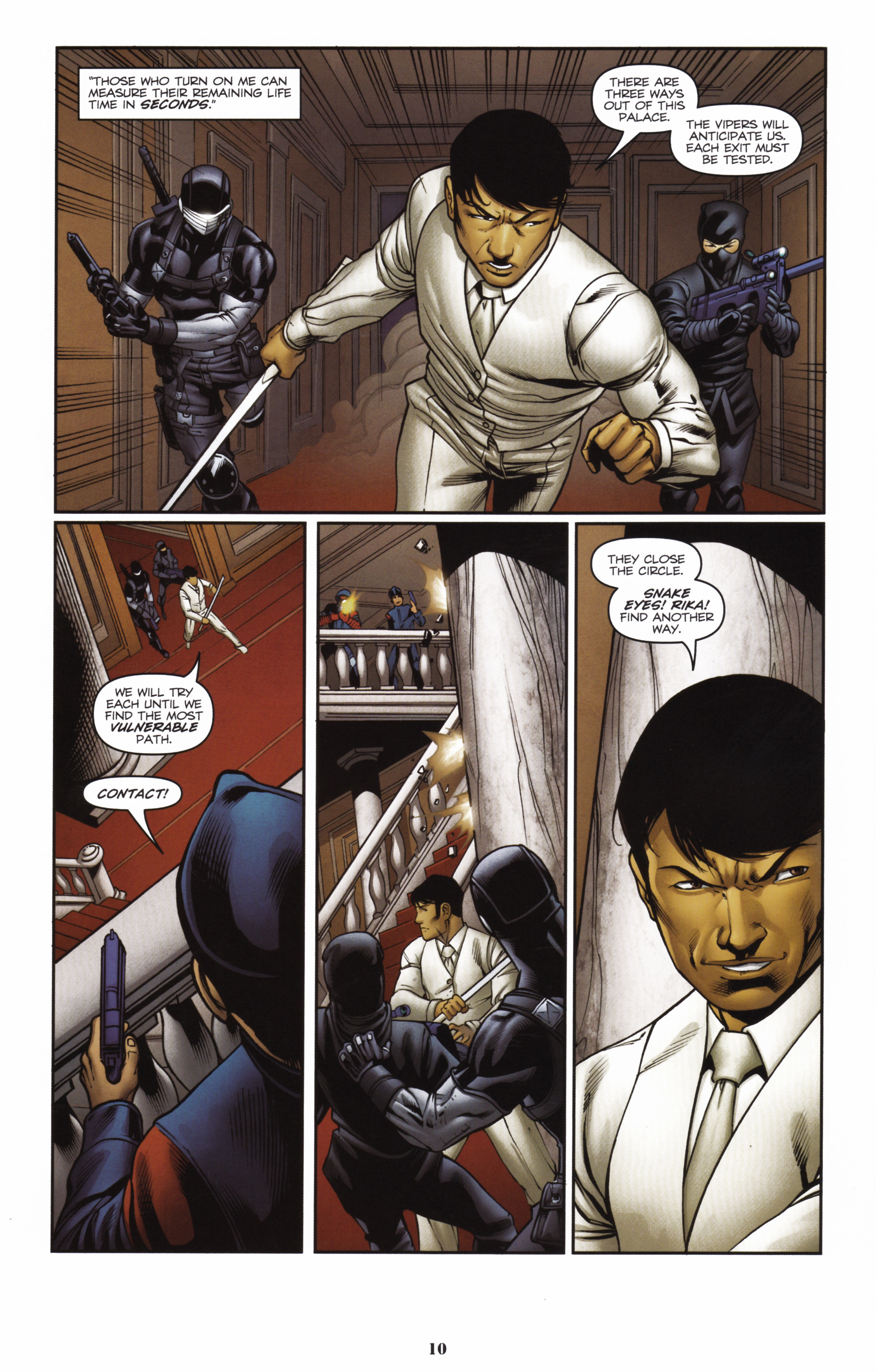 Read online Snake Eyes and Storm Shadow comic -  Issue #16 - 12