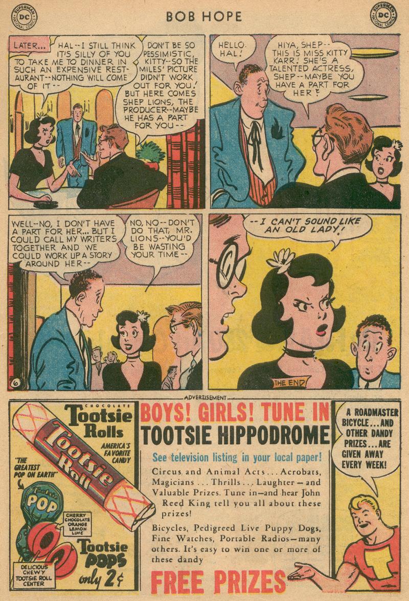 Read online The Adventures of Bob Hope comic -  Issue #18 - 41