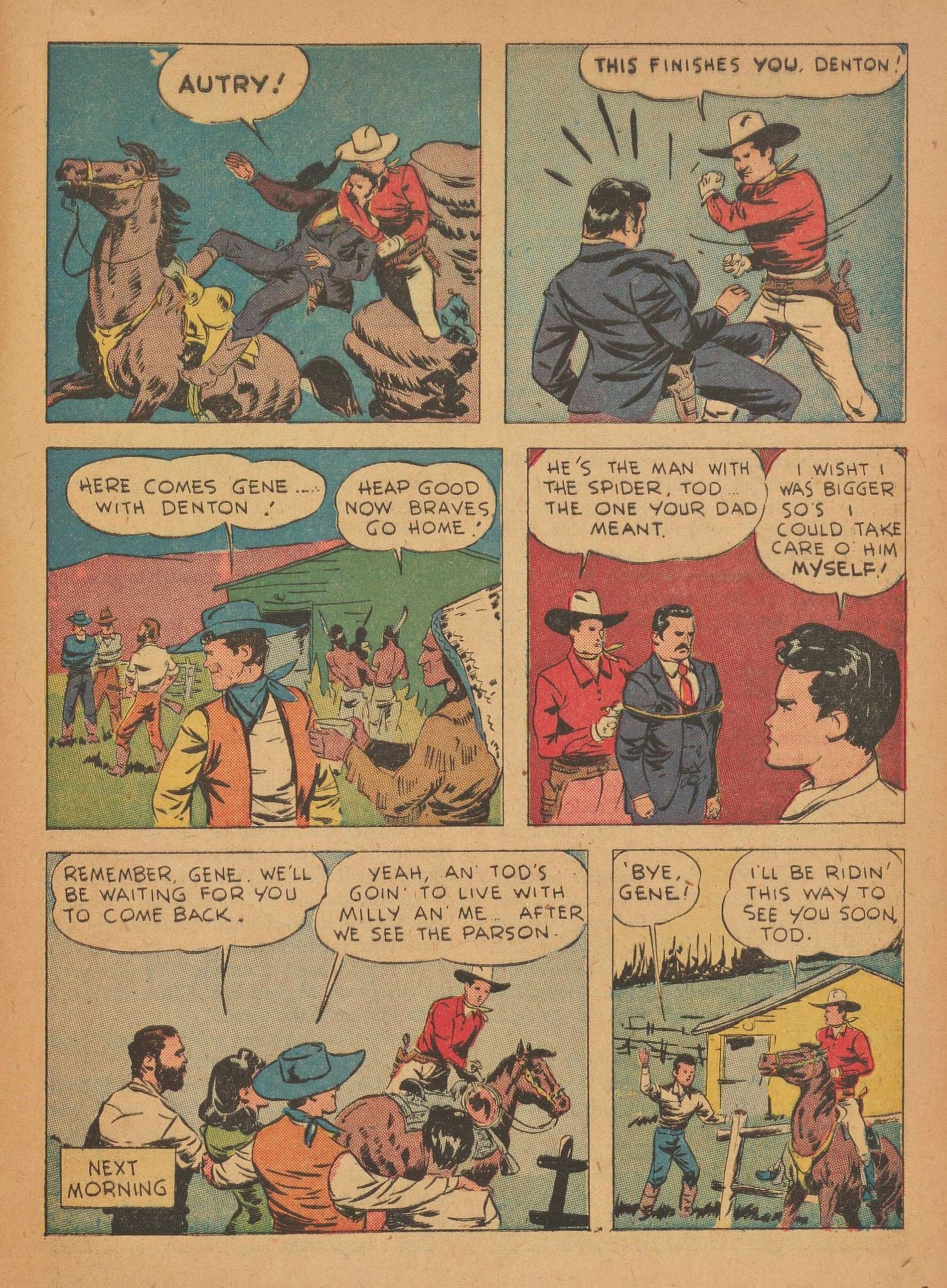 Read online Gene Autry Comics comic -  Issue #9 - 55
