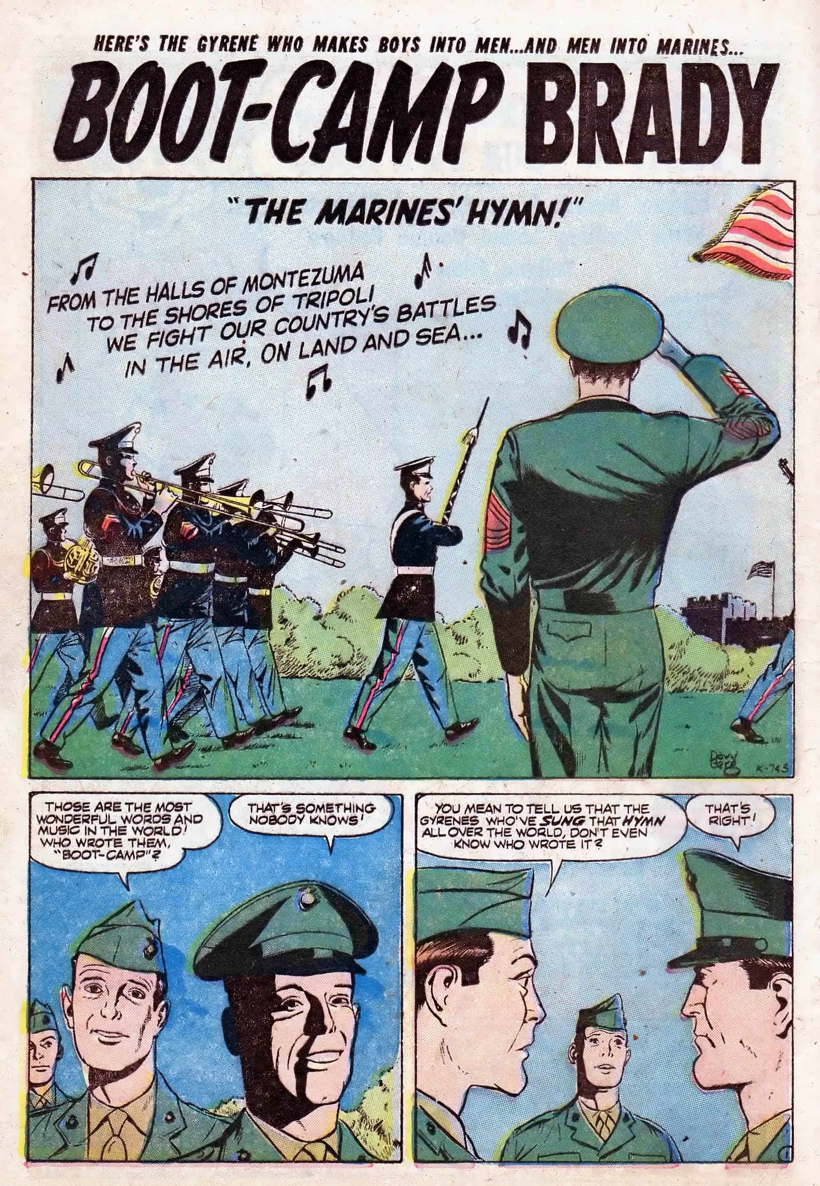 Read online Marines in Action comic -  Issue #10 - 16