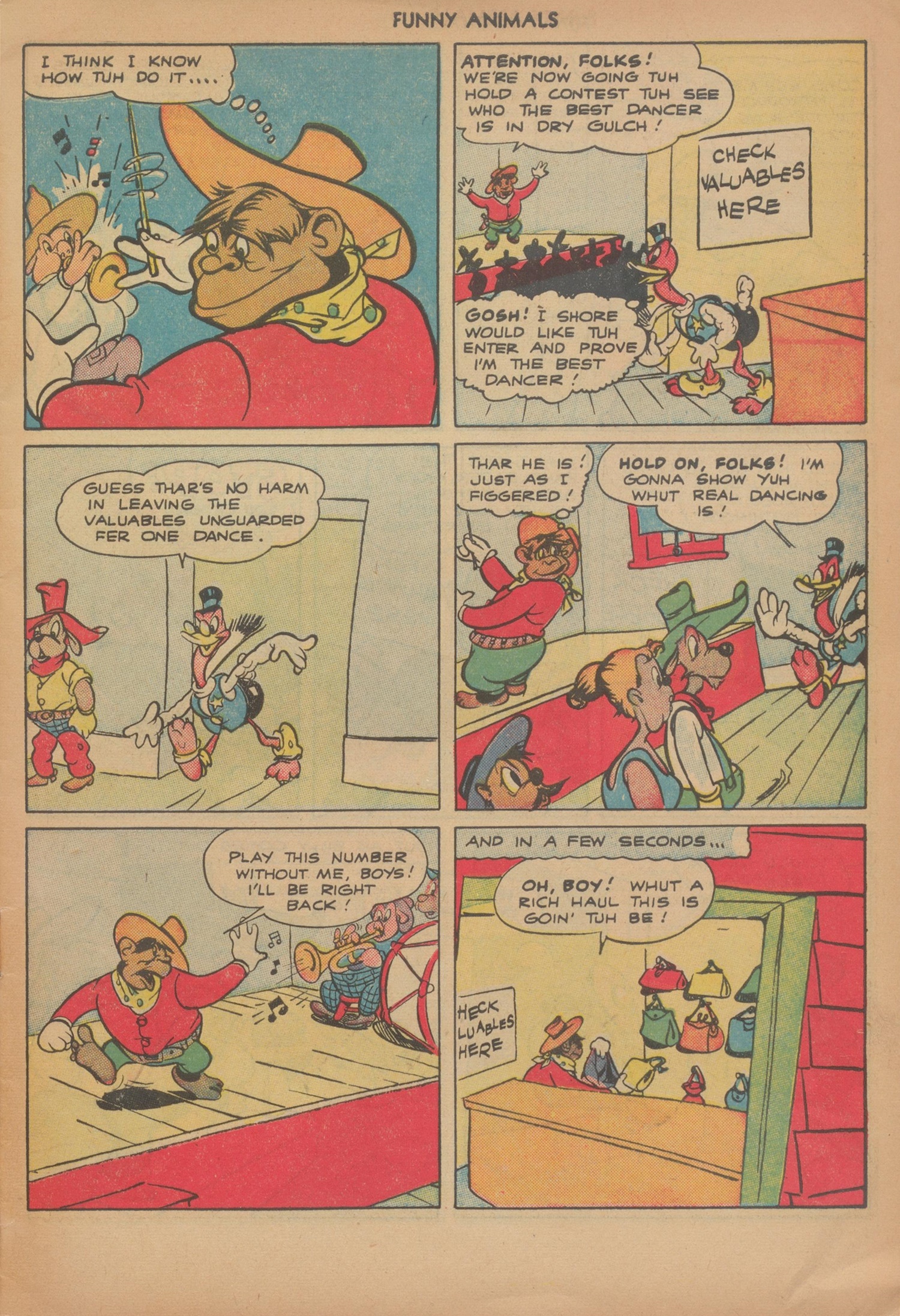 Read online Fawcett's Funny Animals comic -  Issue #50 - 5