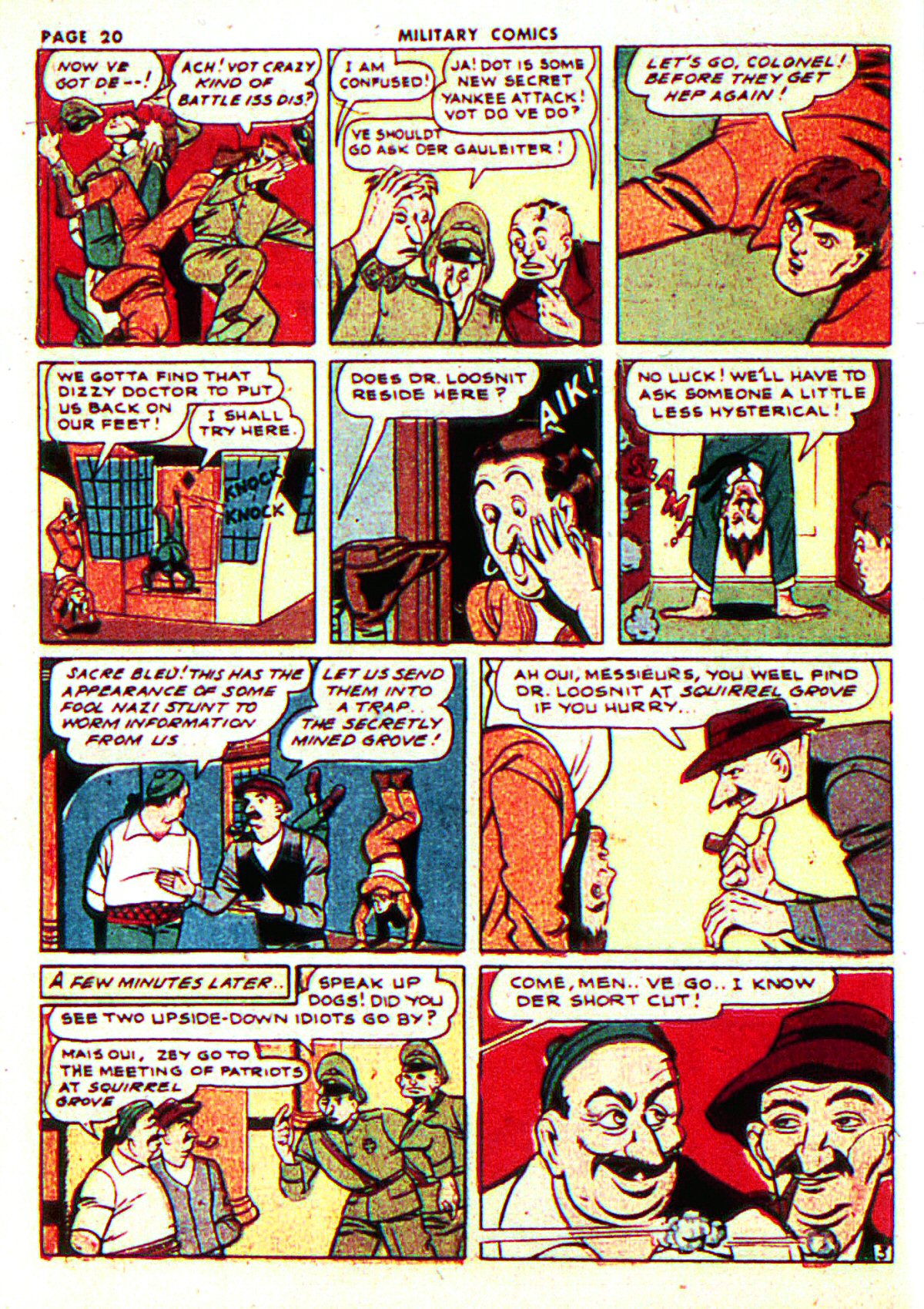 Read online Military Comics comic -  Issue #12 - 22