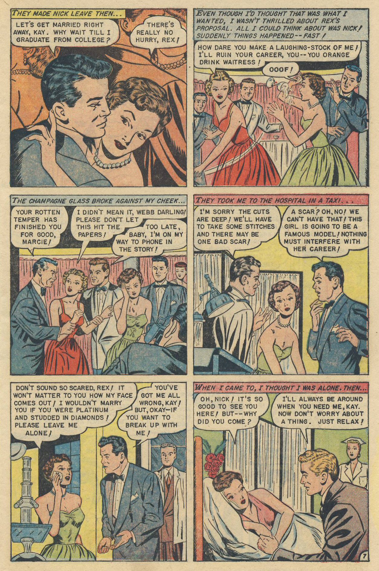 Read online Glamorous Romances comic -  Issue #66 - 33