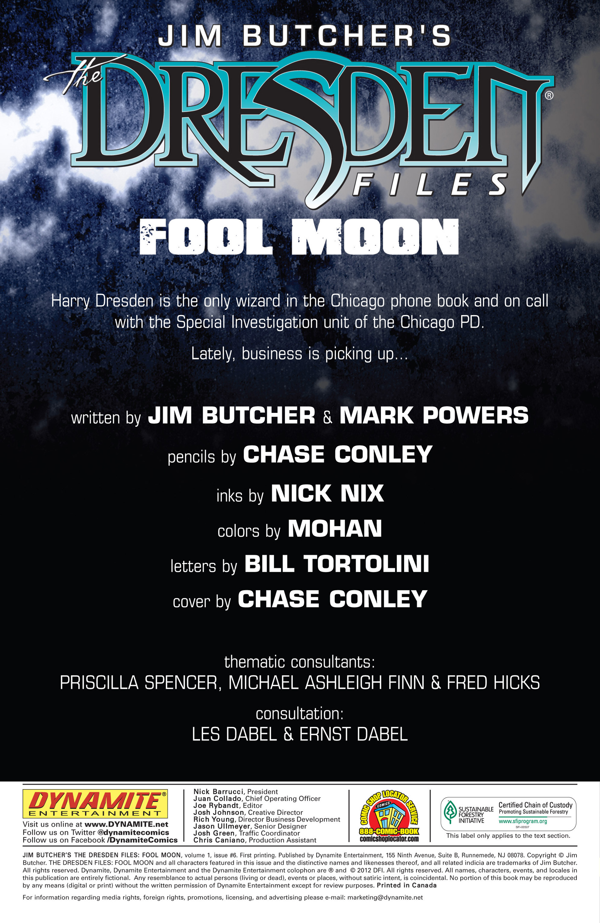 Read online Jim Butcher's The Dresden Files: Fool Moon comic -  Issue #6 - 2