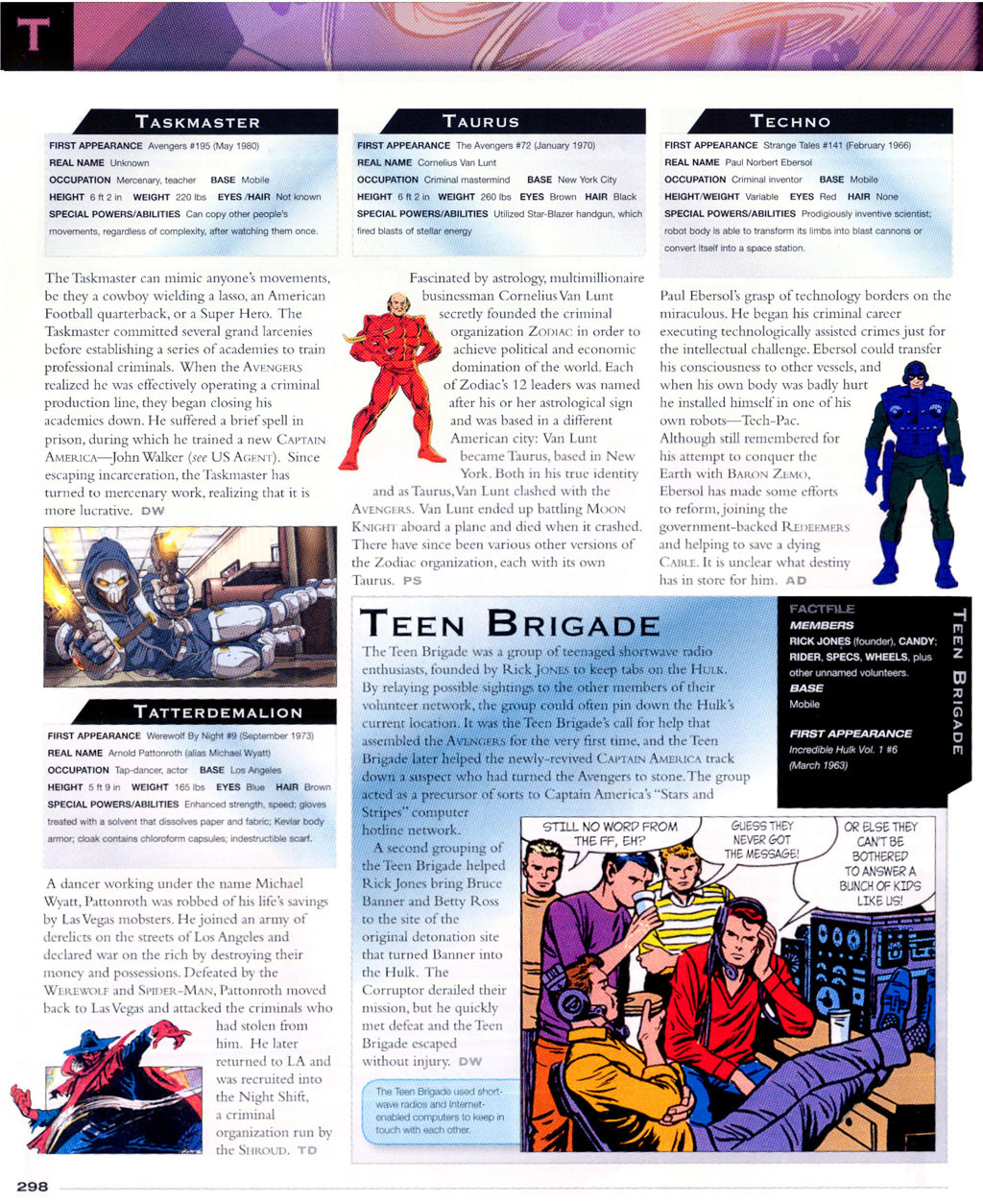 Read online The Marvel Encyclopedia comic -  Issue # TPB - 291