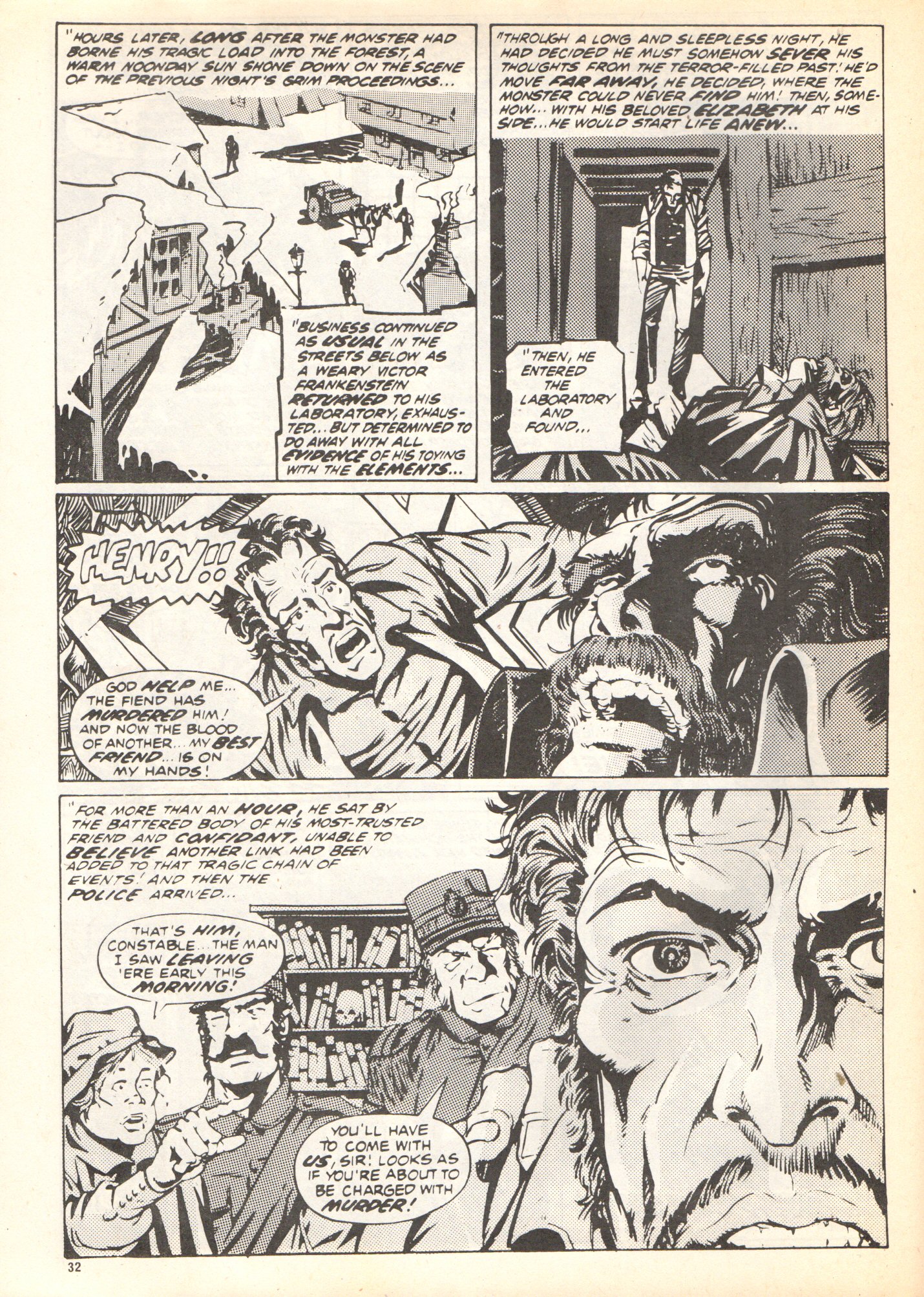 Read online Dracula Lives (1974) comic -  Issue #4 - 32