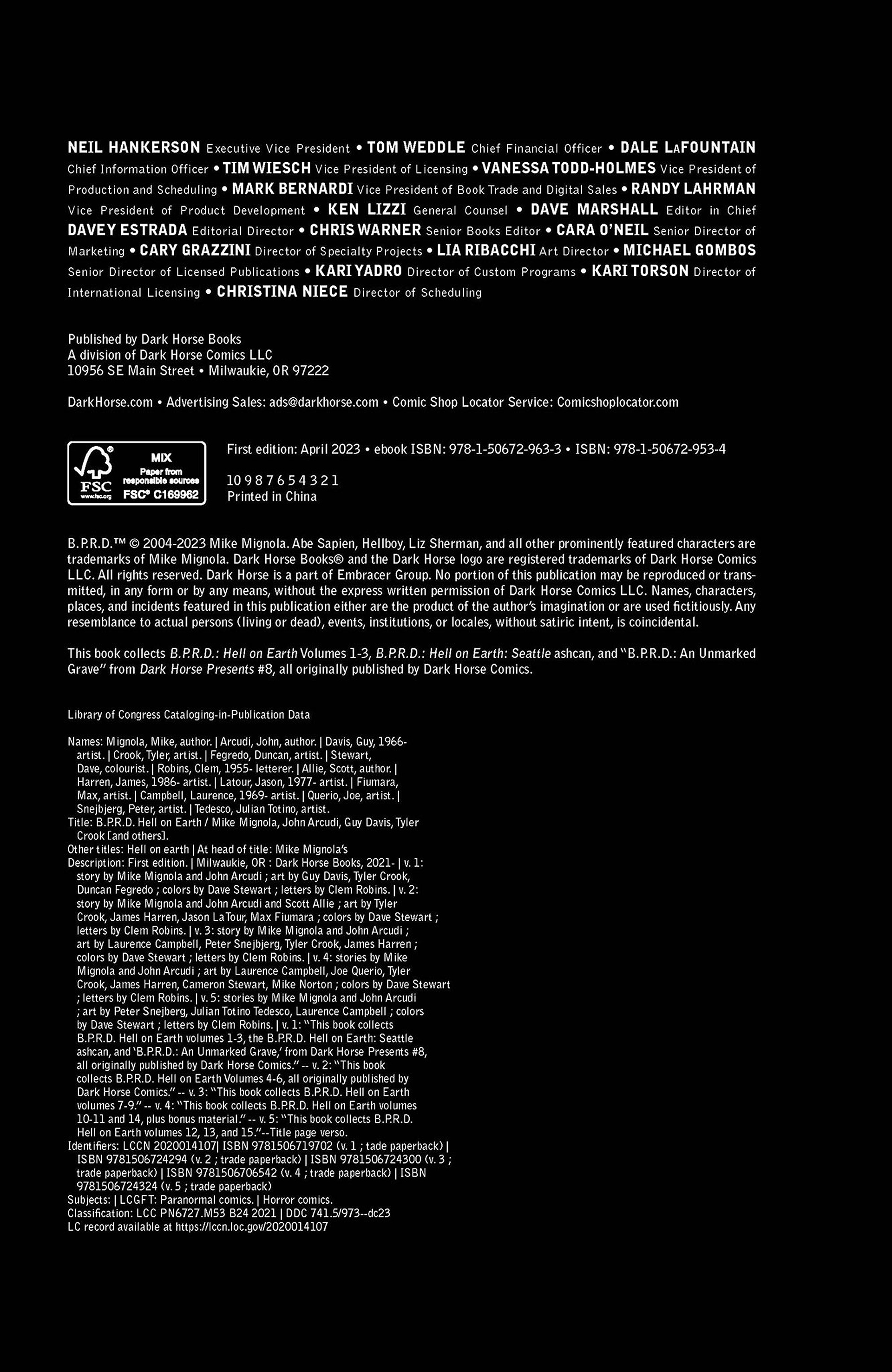 Read online B.P.R.D. Omnibus comic -  Issue # TPB 5 (Part 1) - 5