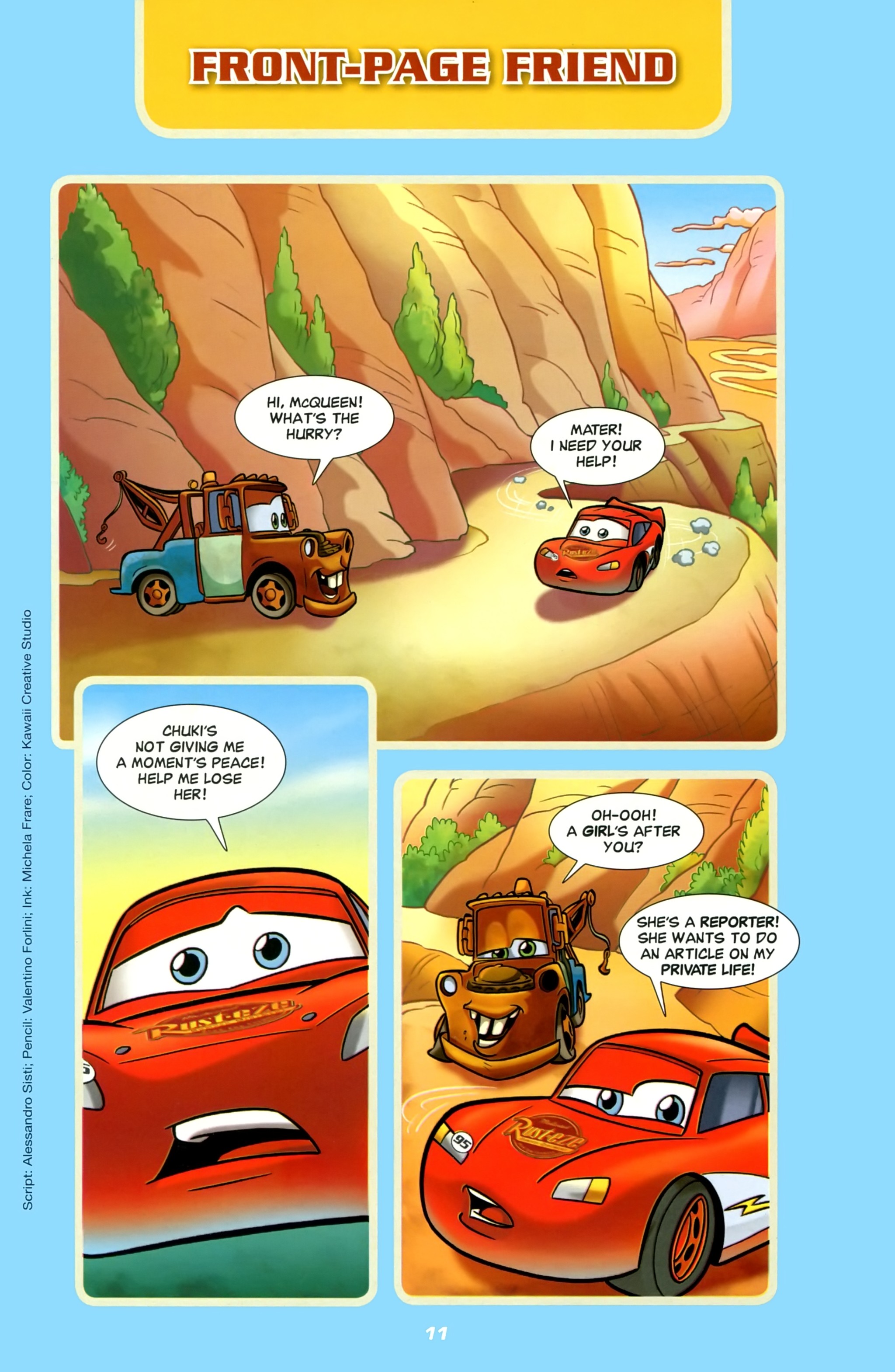 Read online Disney Pixar Cars comic -  Issue # Full - 11