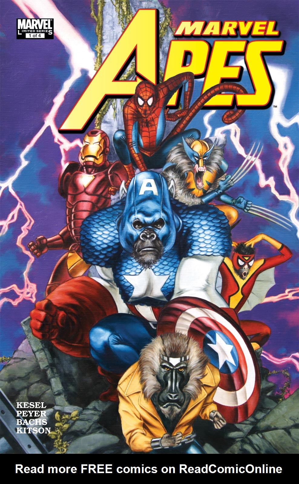 Read online Marvel Apes comic -  Issue #1 - 1