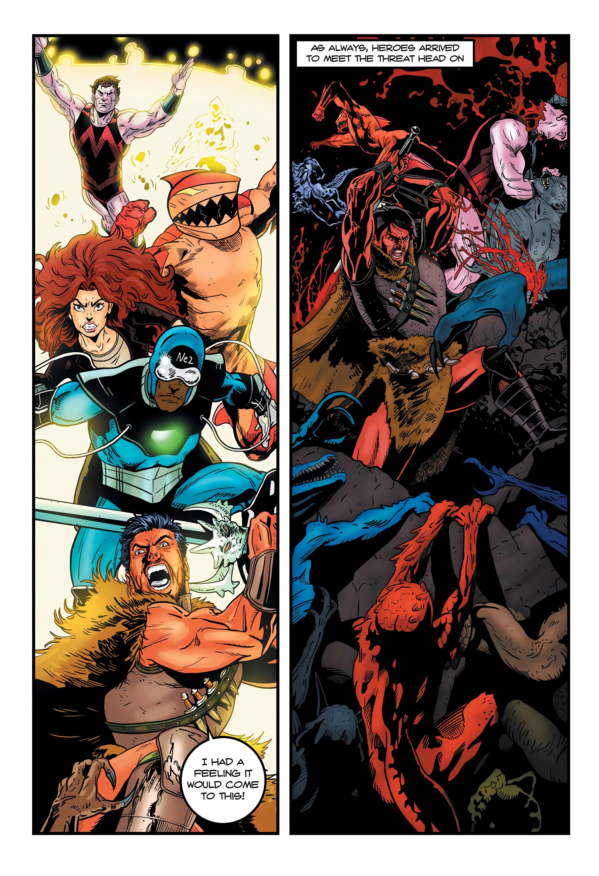 Read online Dinosaur Warrior comic -  Issue # TPB - 119