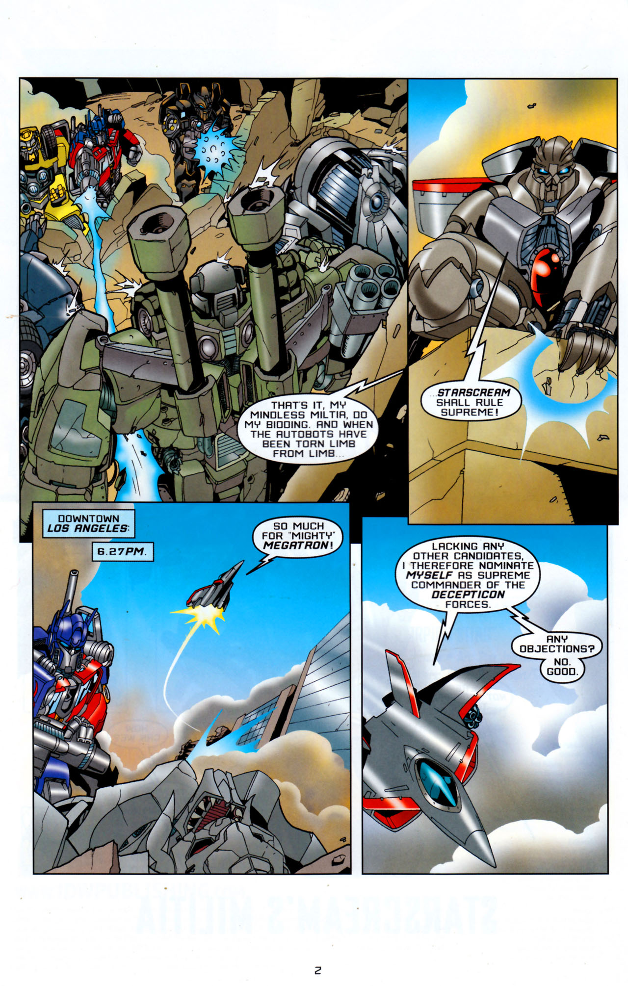 Read online Transformers: Saga of the Allspark comic -  Issue #4 - 5