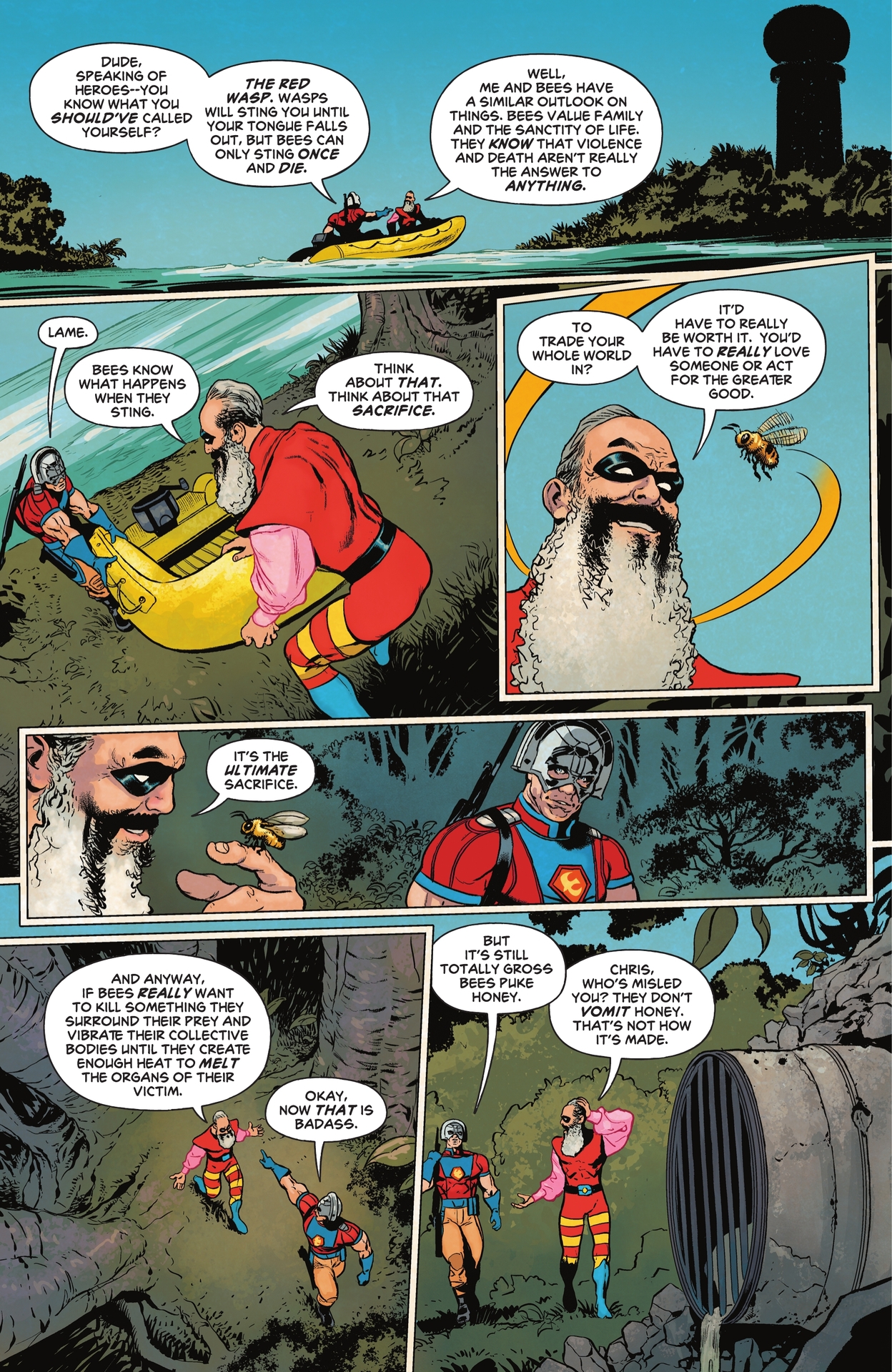 Read online Peacemaker Tries Hard! comic -  Issue #5 - 6