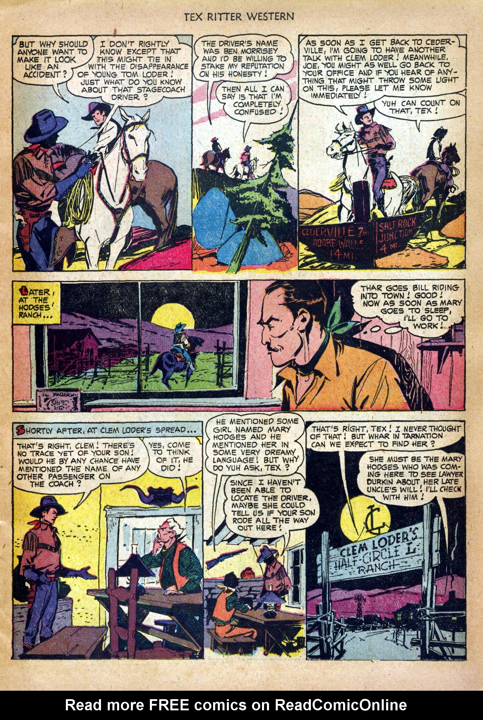 Read online Tex Ritter Western comic -  Issue #18 - 11