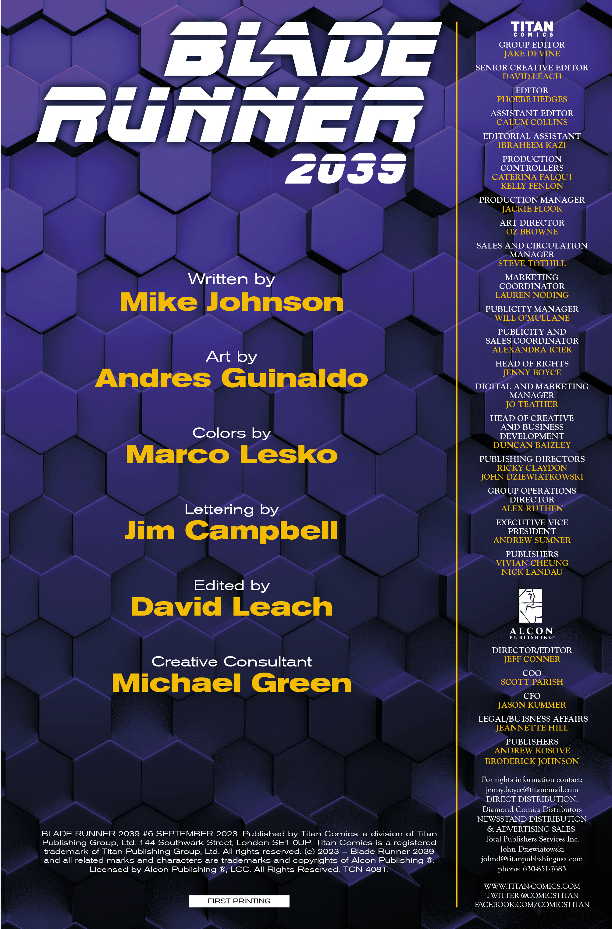Read online Blade Runner 2039 comic -  Issue #6 - 5