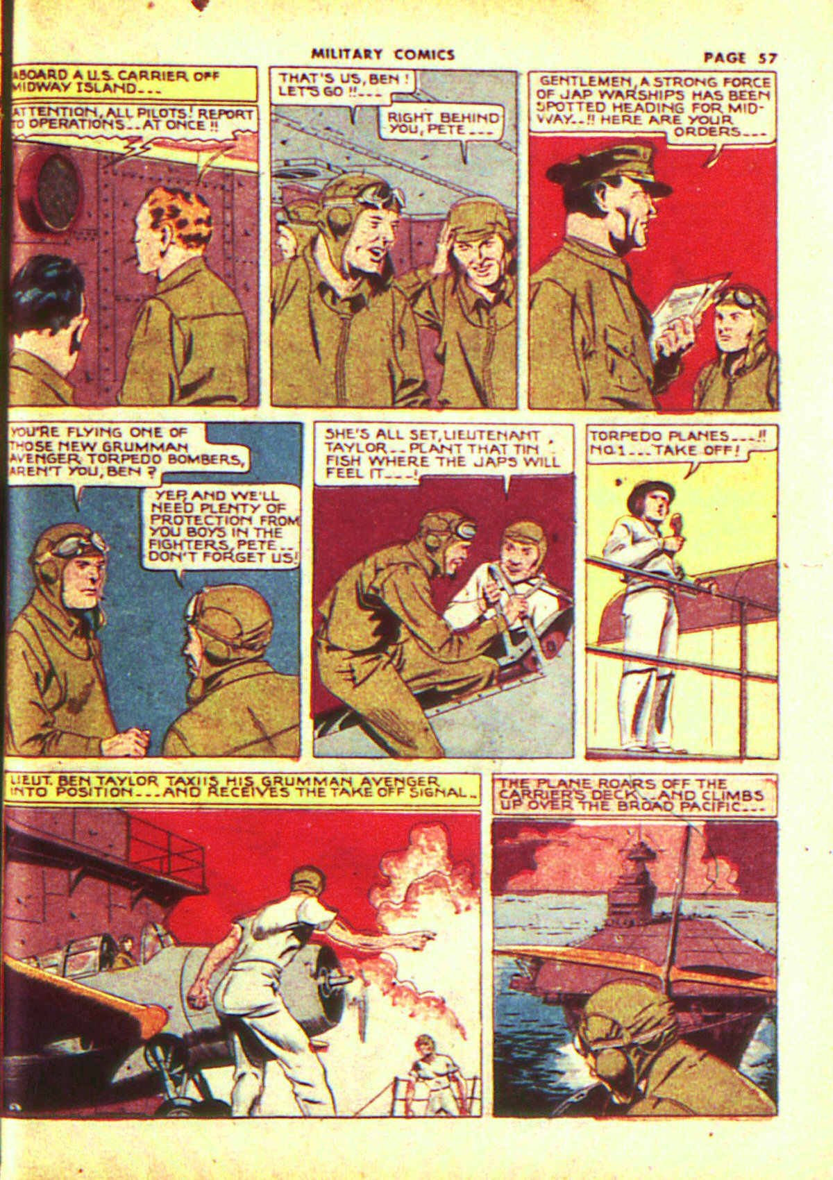 Read online Military Comics comic -  Issue #13 - 59