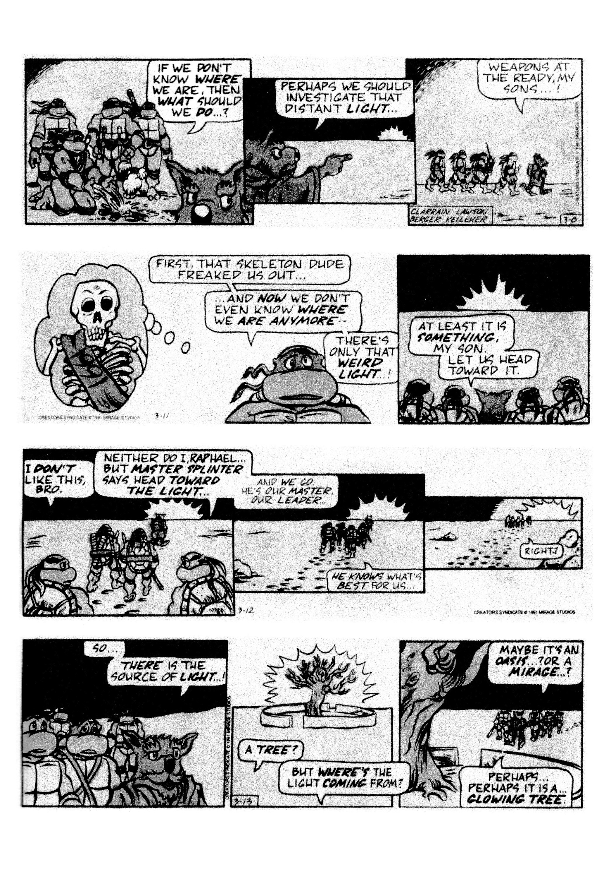 Read online Teenage Mutant Ninja Turtles: Complete Newspaper Daily Comic Strip Collection comic -  Issue # TPB 2 (Part 1) - 29