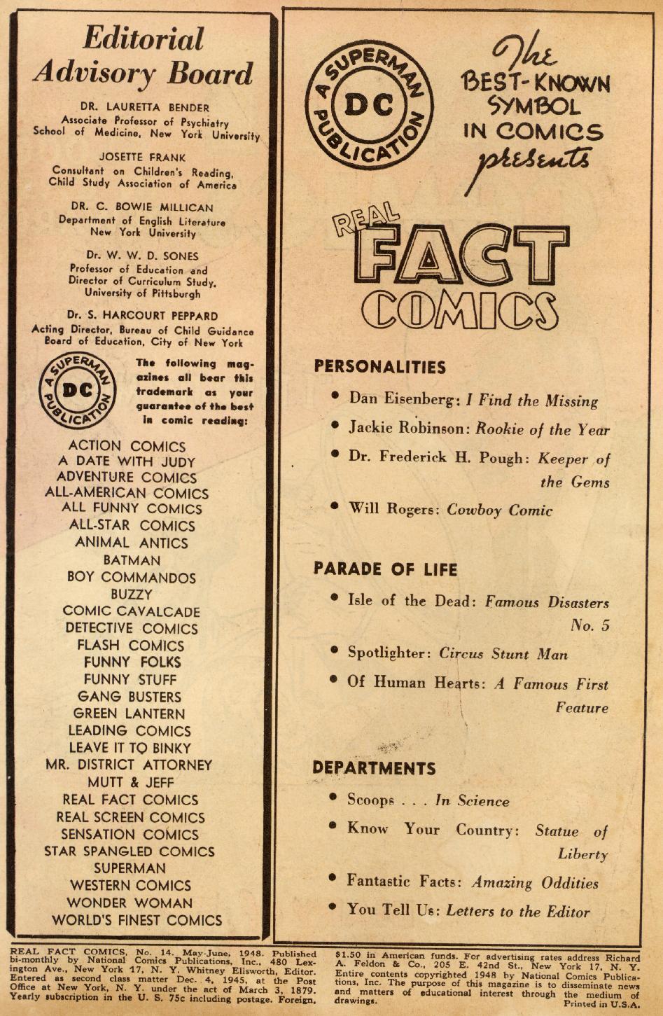 Read online Real Fact Comics comic -  Issue #14 - 2